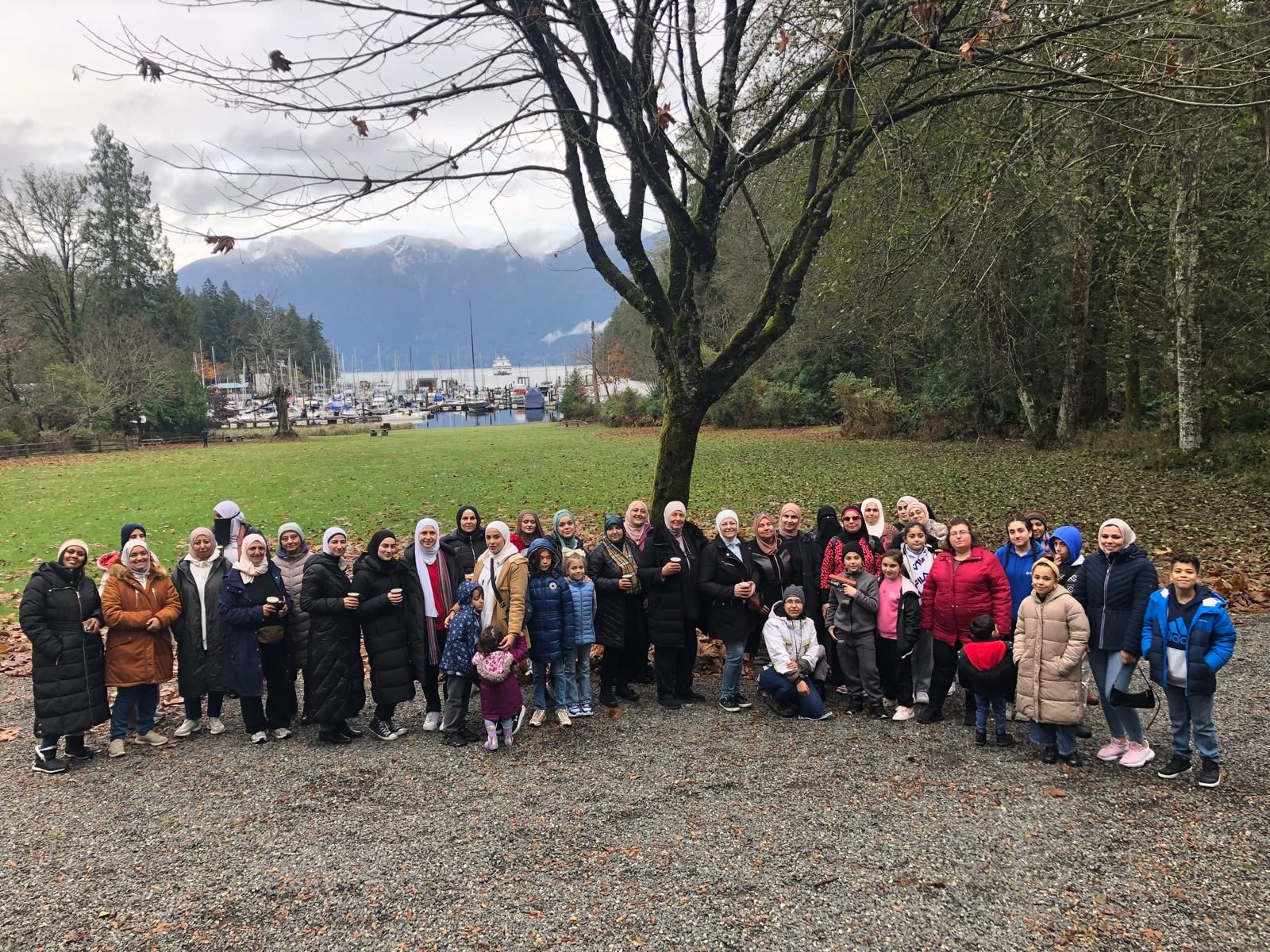 Participants from REACH Community Health Centre in nature