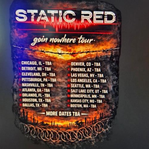Static Red Tee