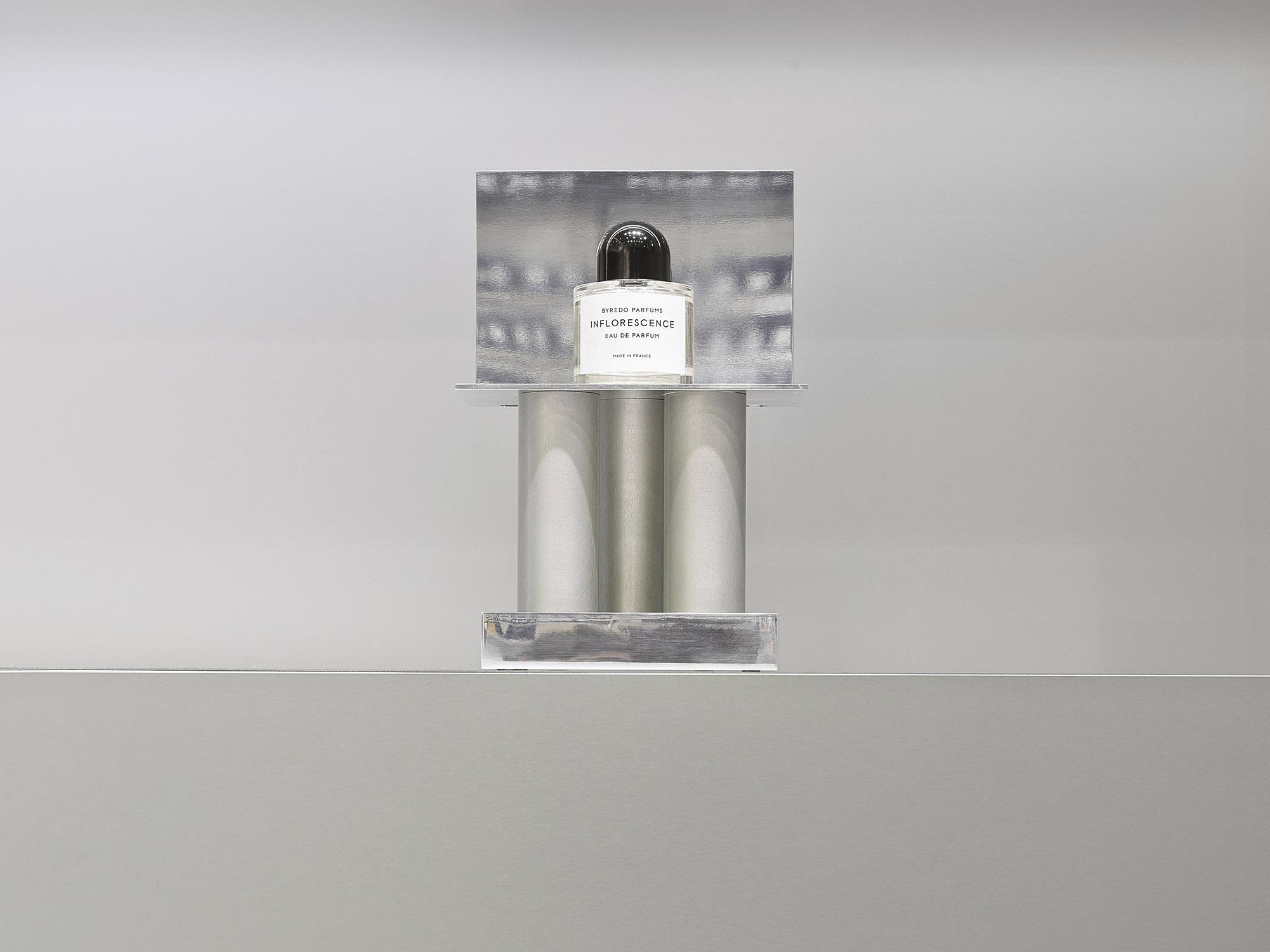 Interior design by Halleroed for Byredo in Åhlens, Stockholm — image 3 of 5