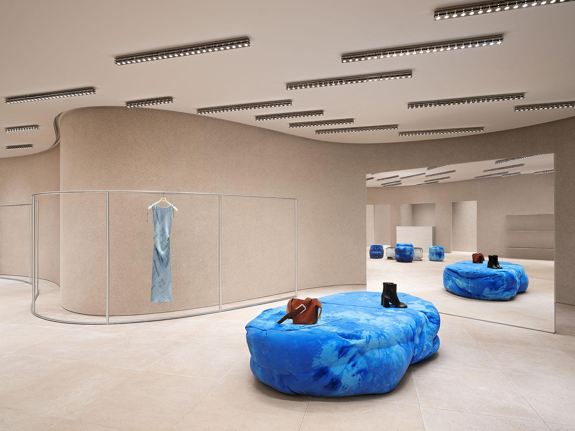 Interior design by Halleroed for Acne Studios in IAPM, Shanghai — image 3 of 5