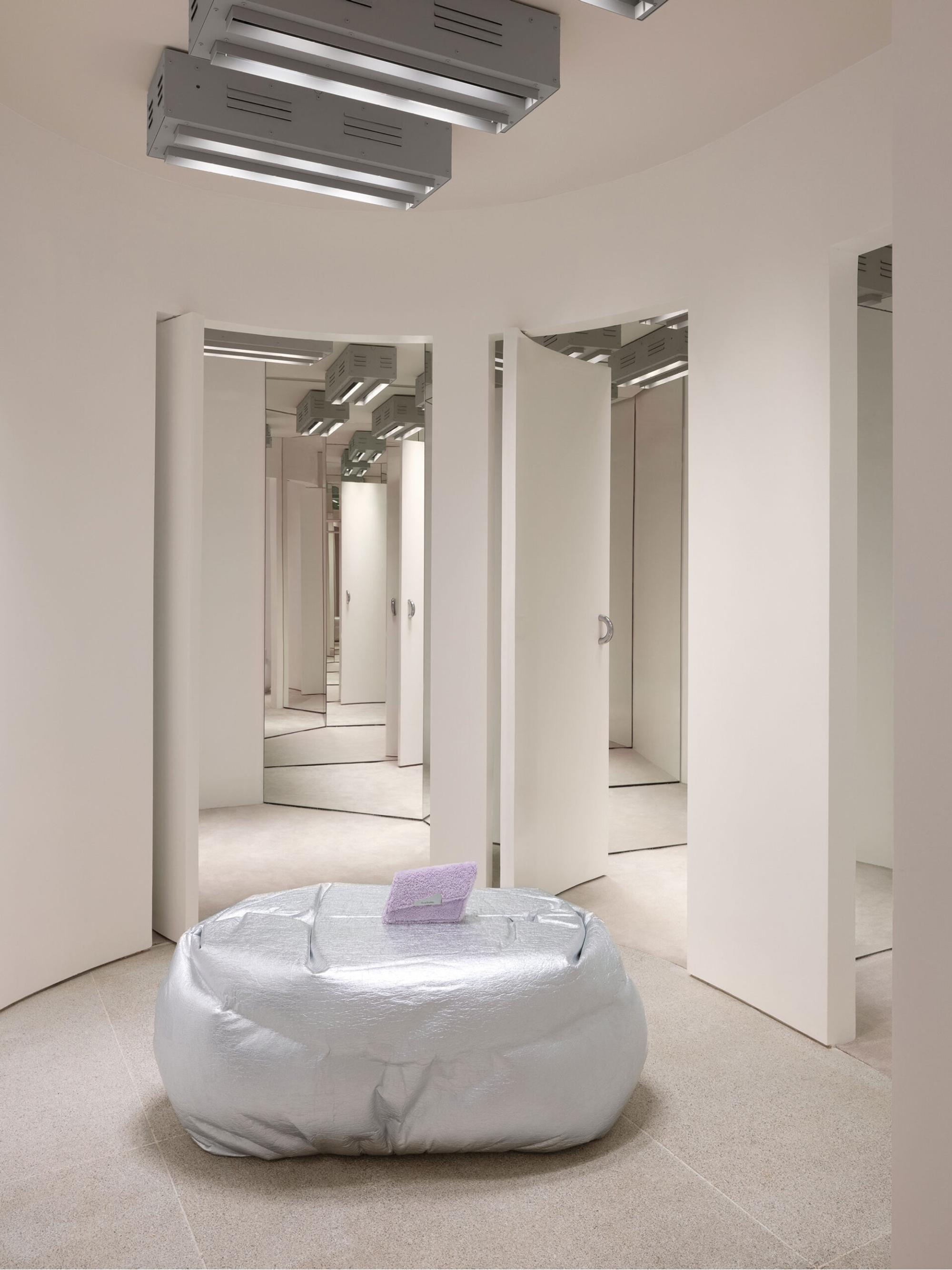 Interior design by Halleroed for Acne Studios in Rue Froissart, Paris — image 6 of 6