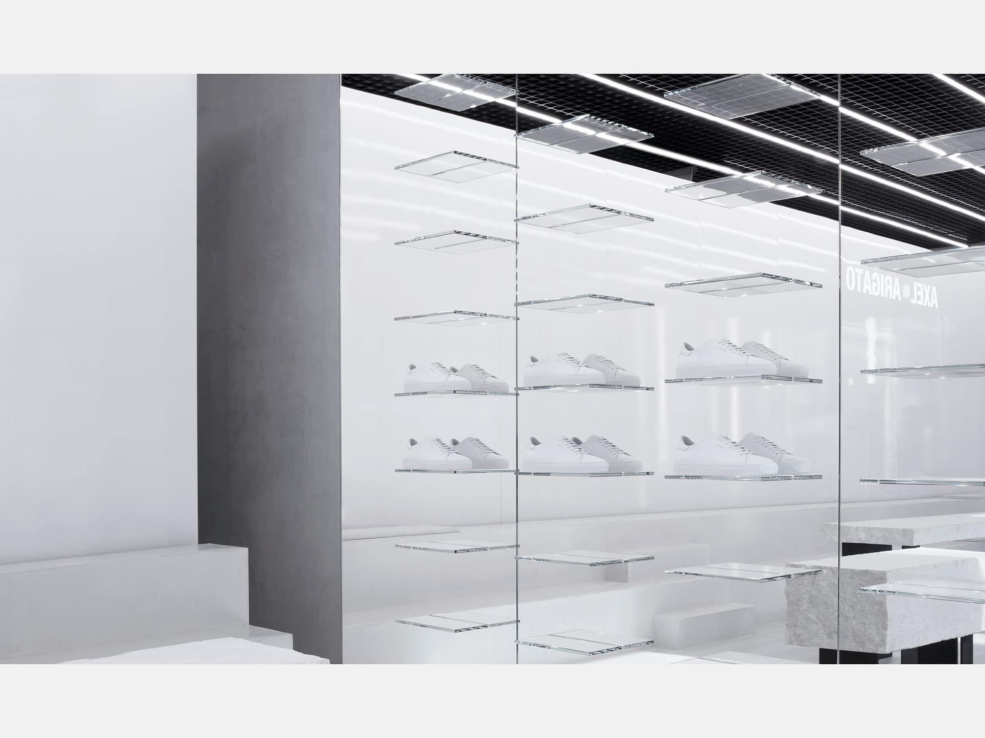 Interior design by Halleroed for Axel Arigato in 19-23 Broadwick Street, London — image 5 of 8