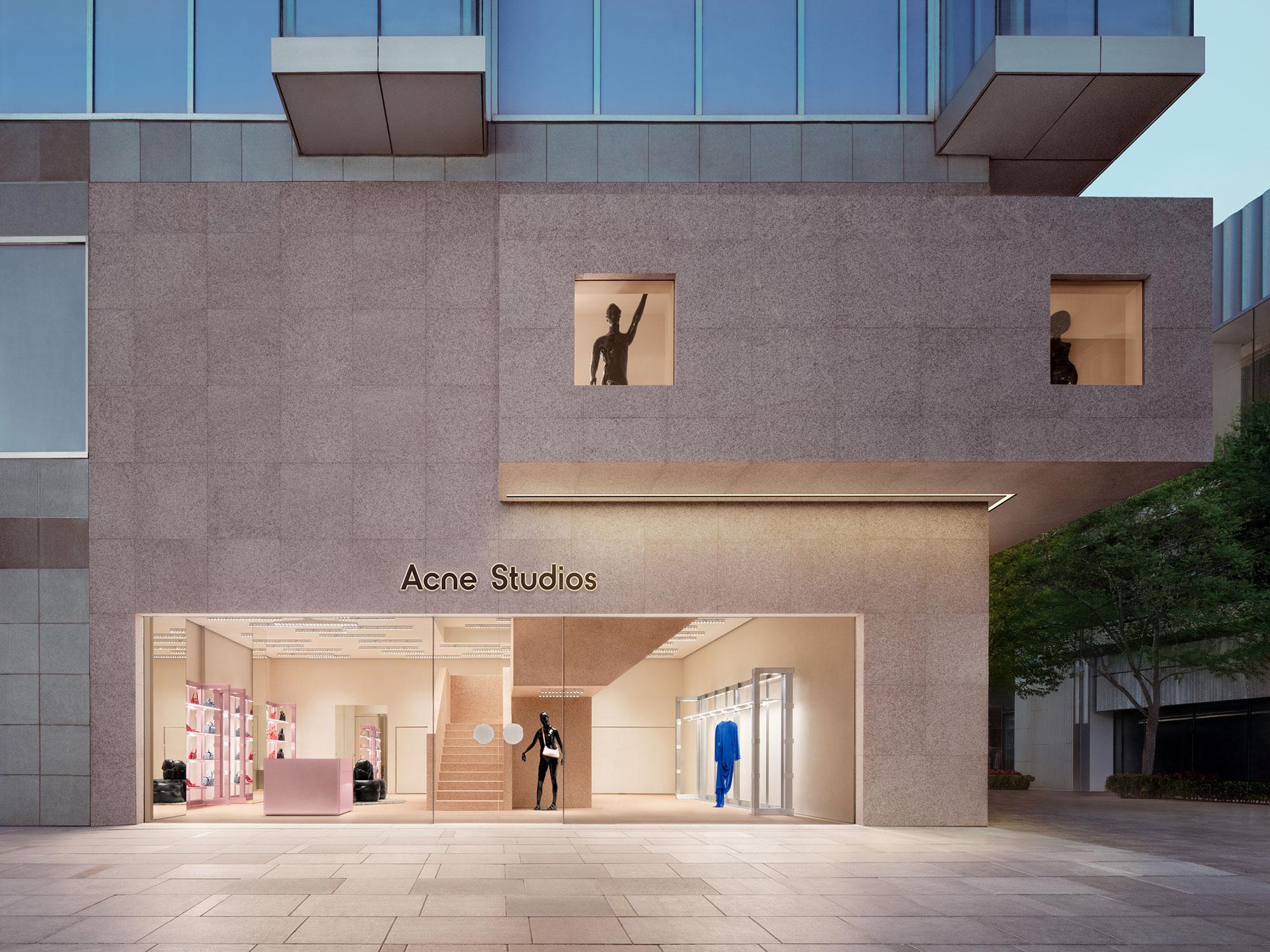 Interior design by Halleroed for Acne Studios in Sanlitun, Beijing — image 1 of 9