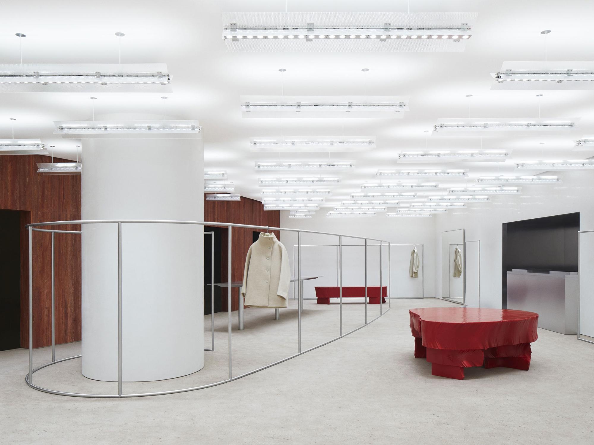 Interior design by Halleroed for Acne Studios in Reel Department Store, Shanghai — image 2 of 4