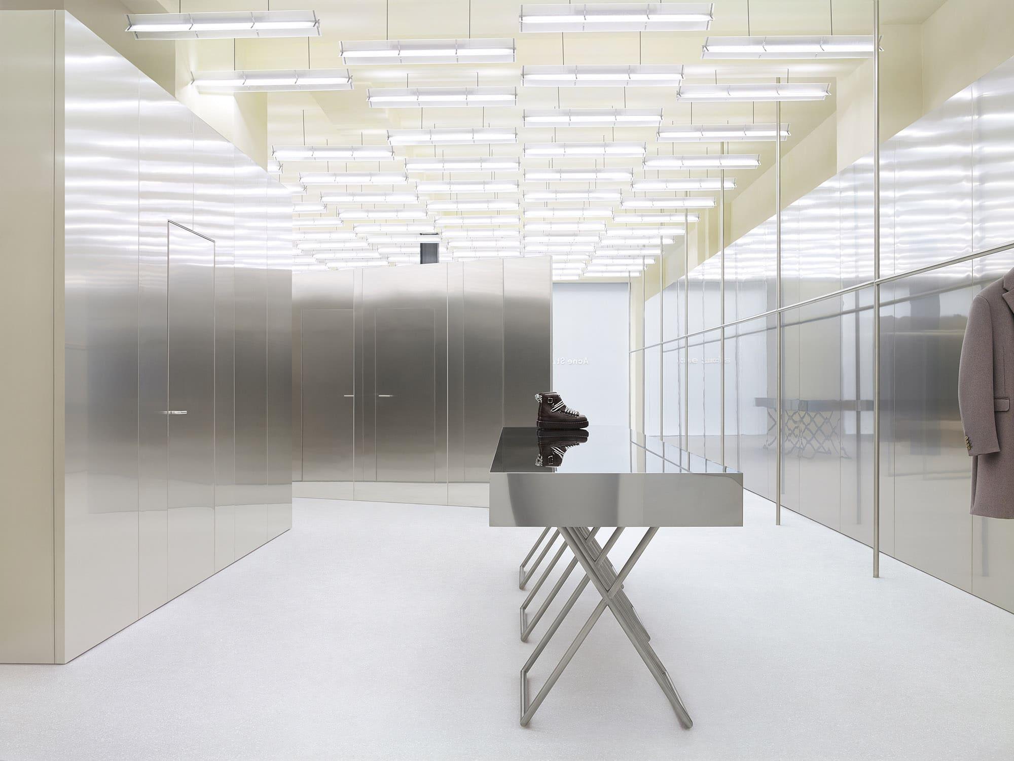 Interior design by Halleroed for Acne Studios in Potsdamer Straße, Berlin — image 4 of 8