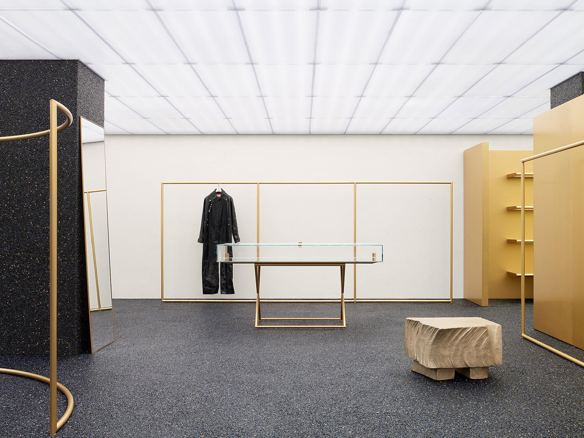 Interior design by Halleroed for Acne Studios in 926 Madison Avenue, New York — image 5 of 6