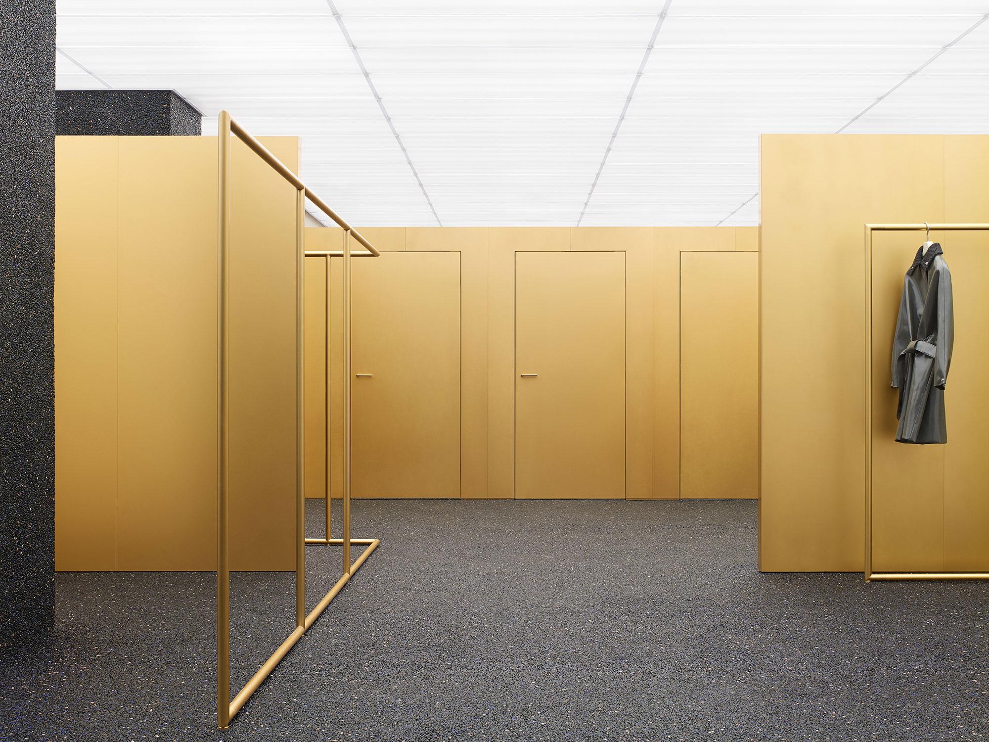 Interior design by Halleroed for Acne Studios in 926 Madison Avenue, New York — image 1 of 6