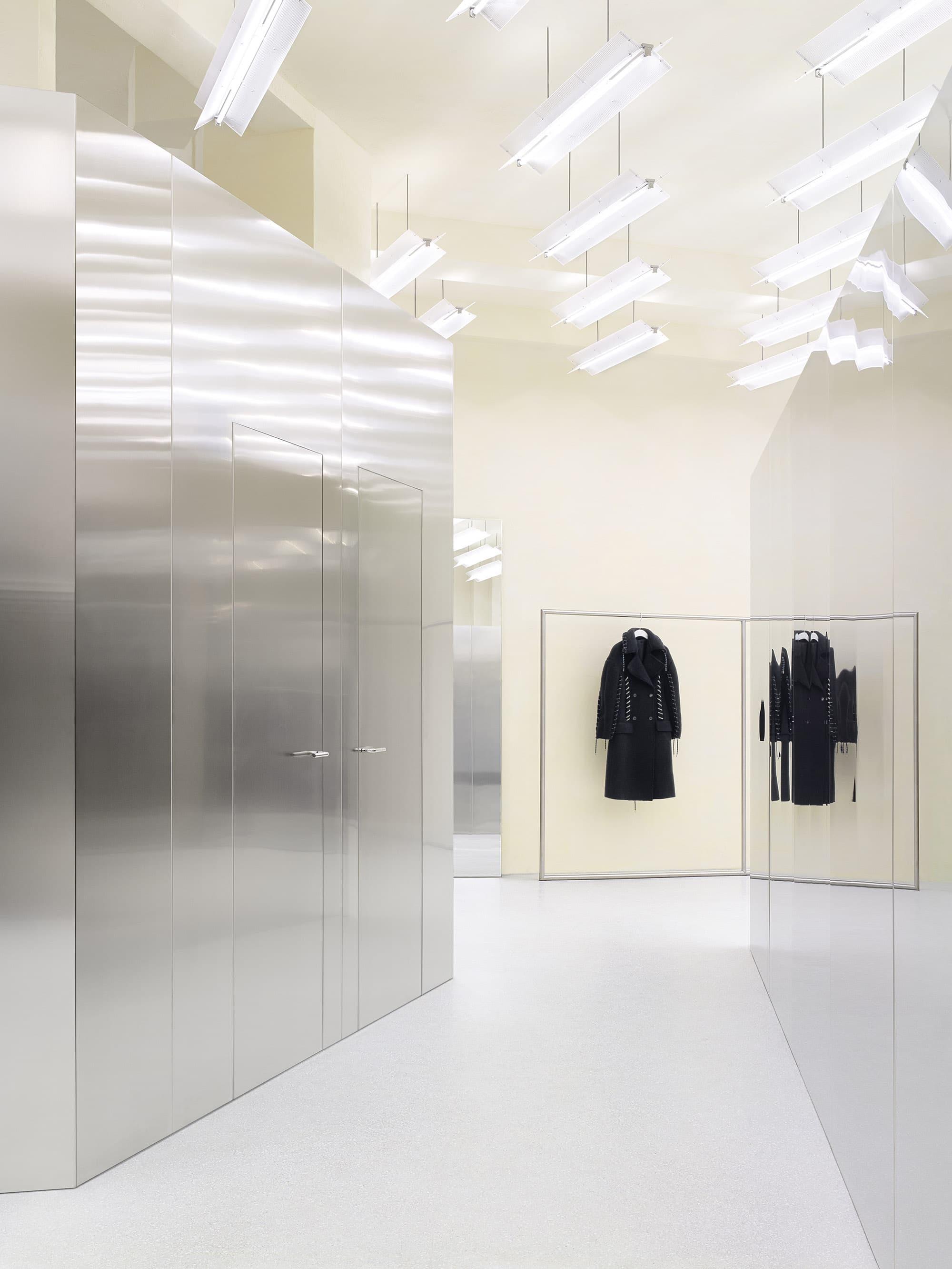 Interior design by Halleroed for Acne Studios in Potsdamer Straße, Berlin — image 3 of 8