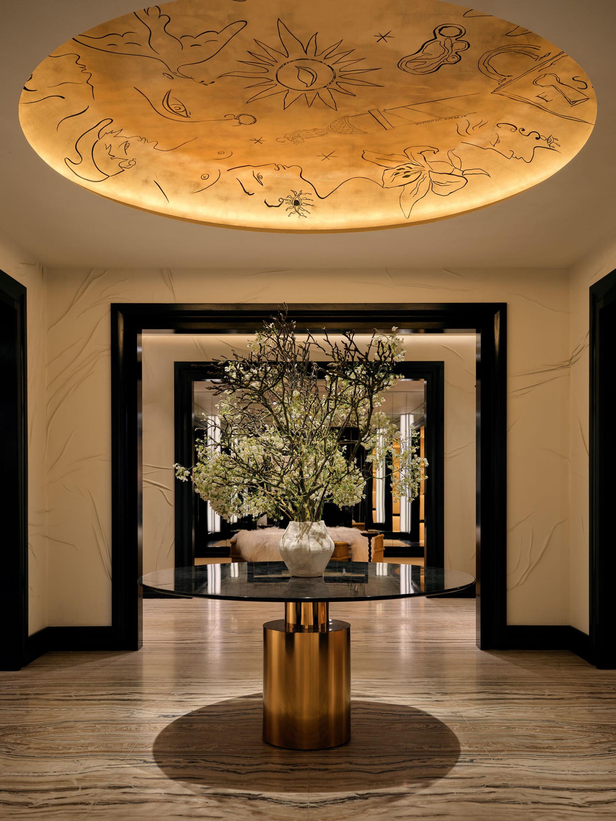 Interior design by Halleroed for Schiaparelli in Harrods , London — image 2 of 10