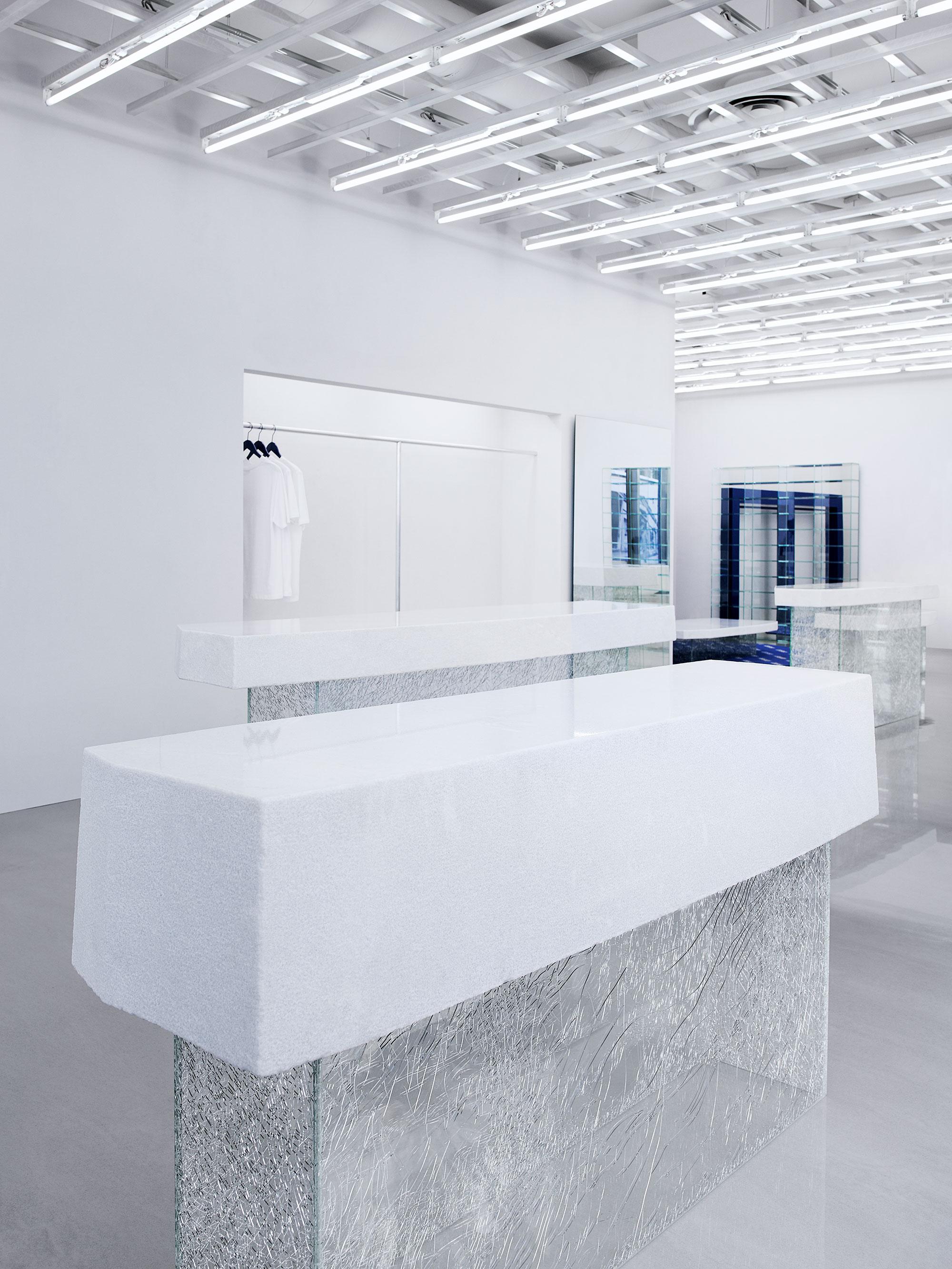 Interior design by Halleroed for Axel Arigato in Biblioteksgatan 7, Stockholm — image 7 of 7