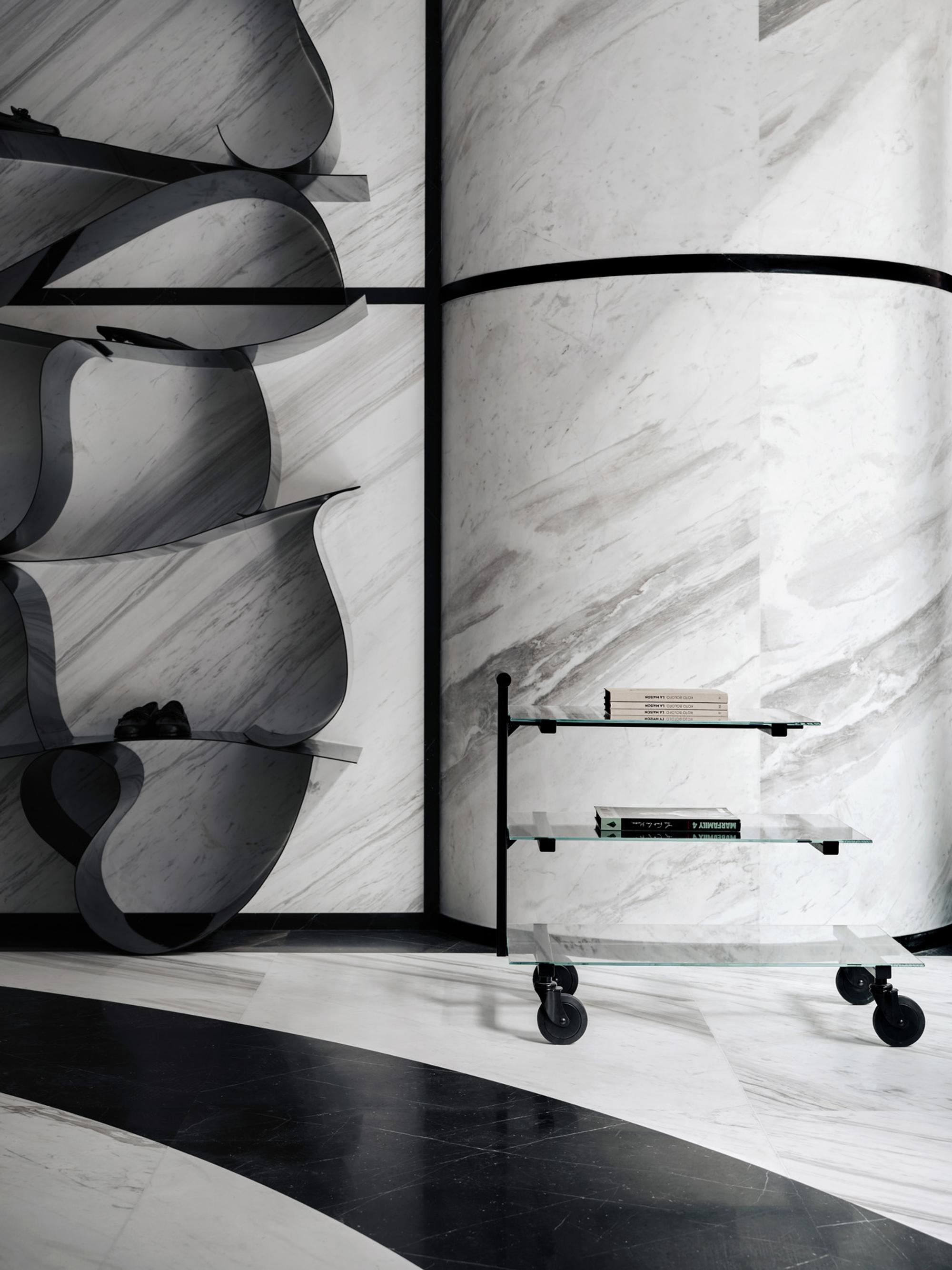 Interior design by Halleroed for Toteme in Qintan Taikoo Li, Shanghai — image 3 of 9