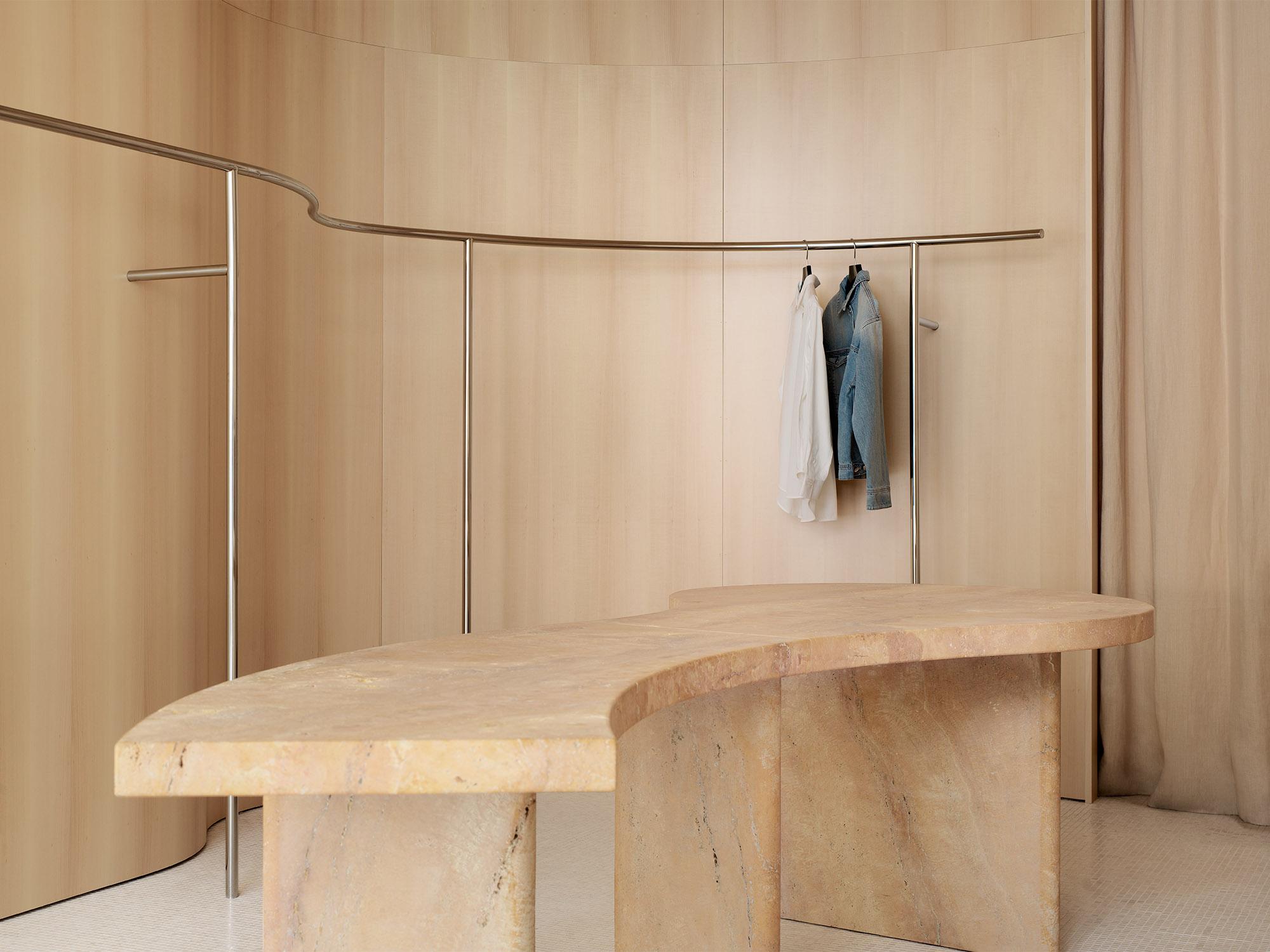 Interior design by Halleroed for Toteme in Biblioteksgatan 5, Stockholm — image 6 of 11