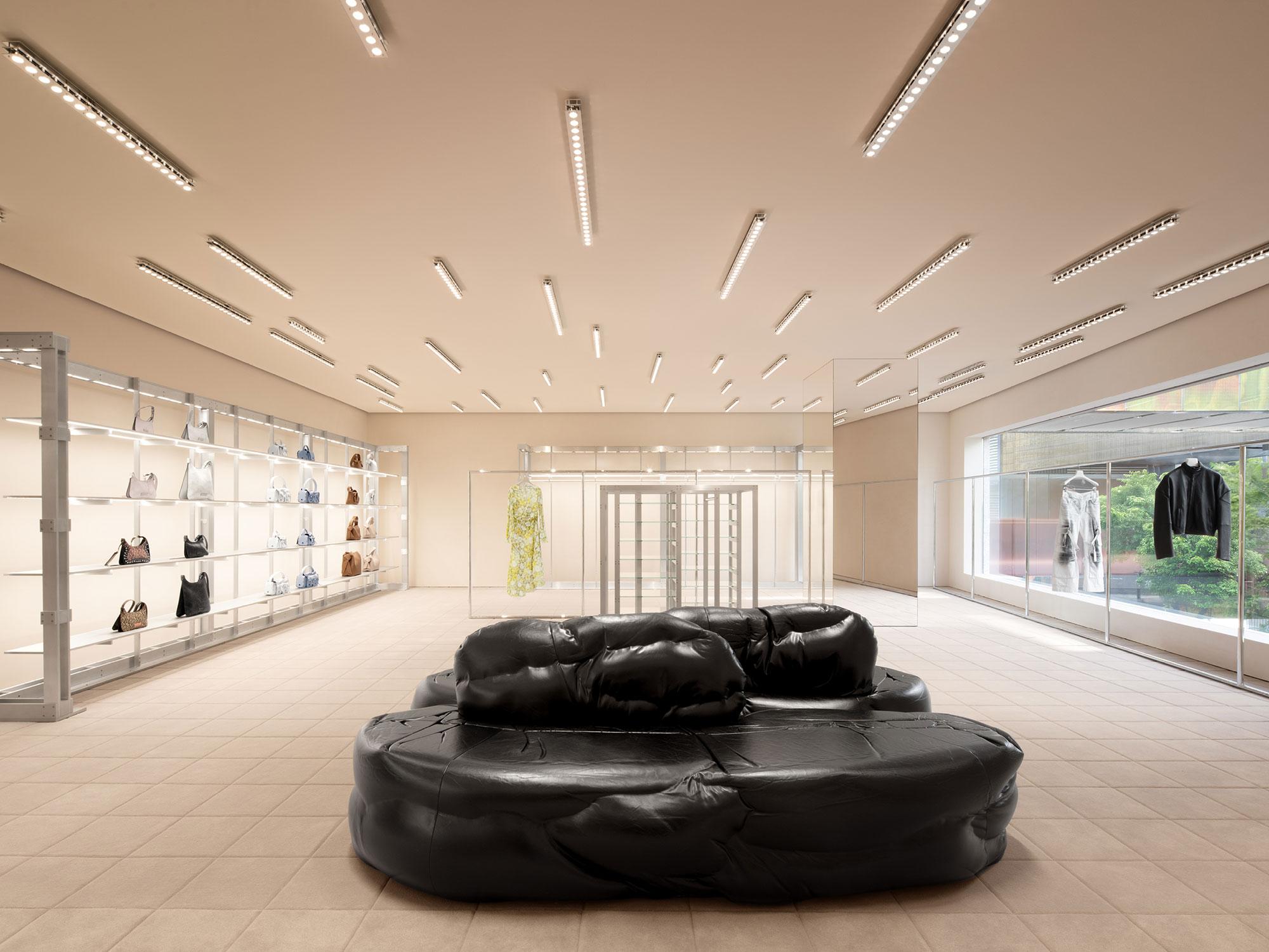 Interior design by Halleroed for Acne Studios in Sanlitun, Beijing — image 9 of 9