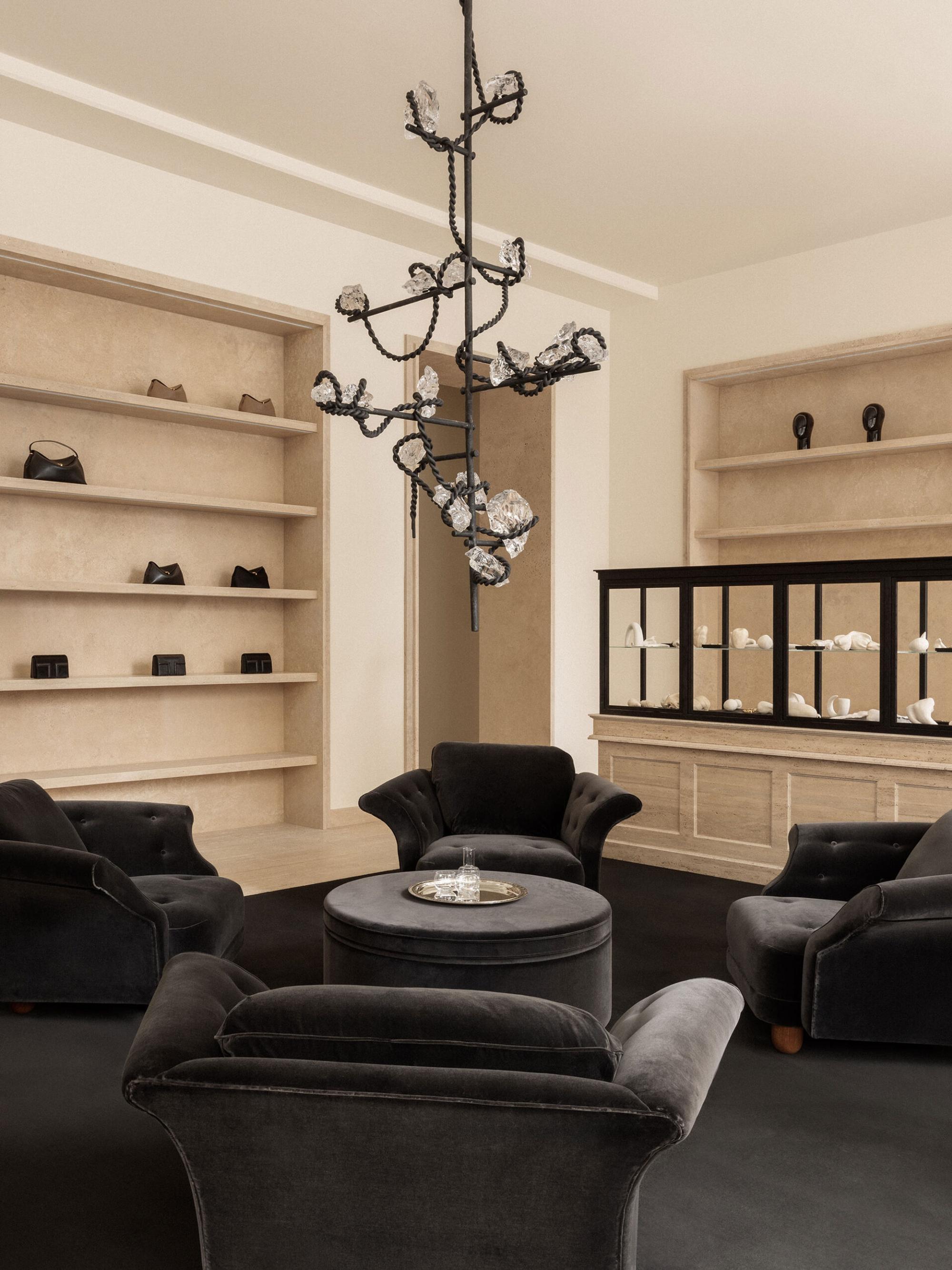 Interior design by Halleroed for Toteme in Vognmagergade 7, Copenhagen — image 6 of 15