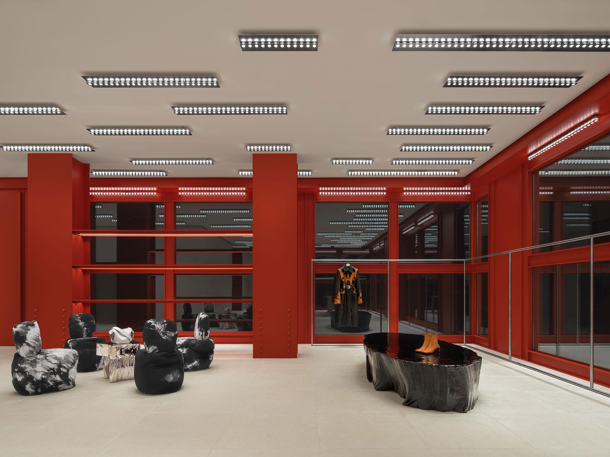 Interior design by Halleroed for Acne Studios in Taikoo Li, Chengdu — image 2 of 6