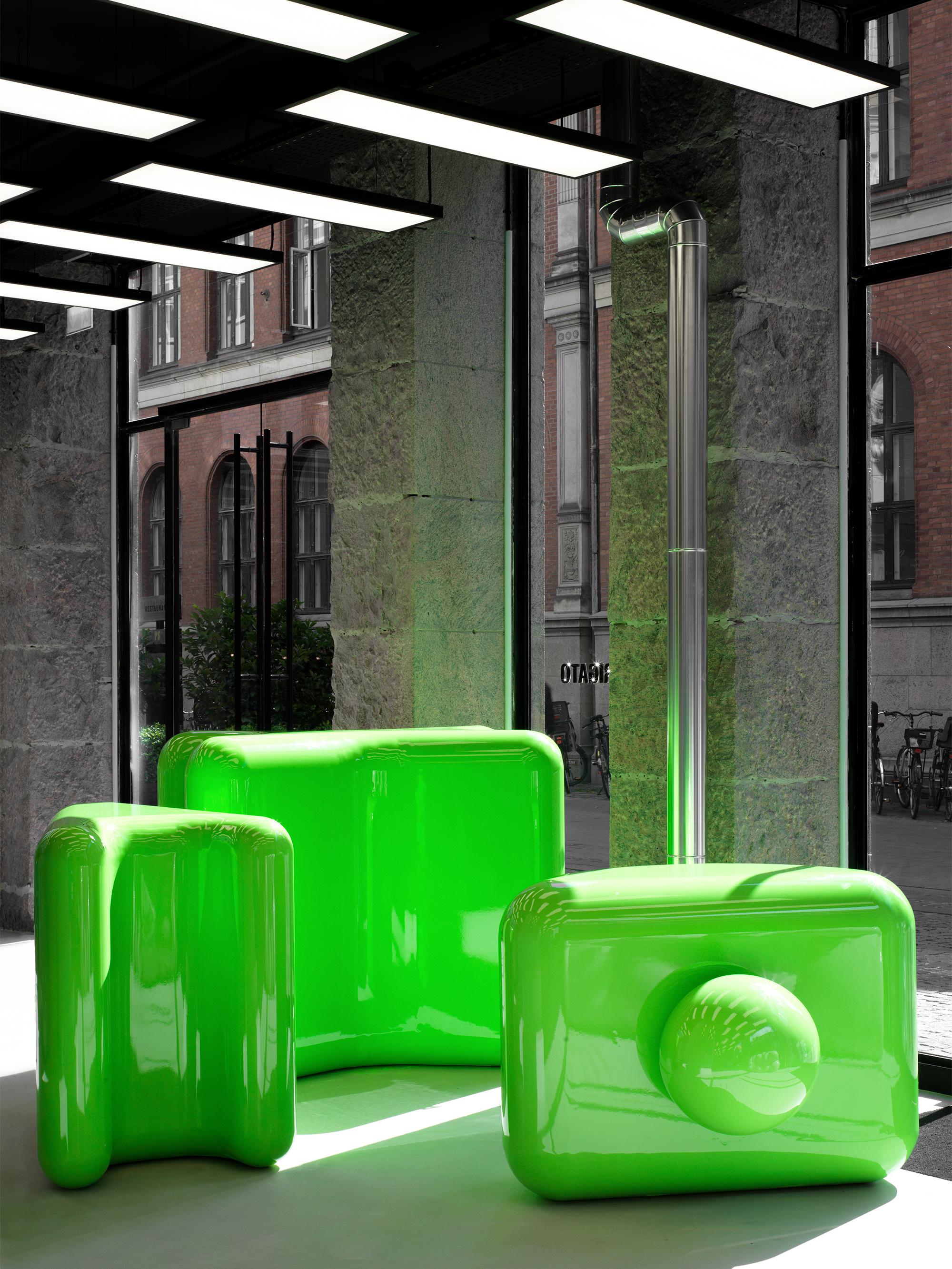 Interior design by Halleroed for Axel Arigato in Pilestræde 16, Copenhagen — image 11 of 16