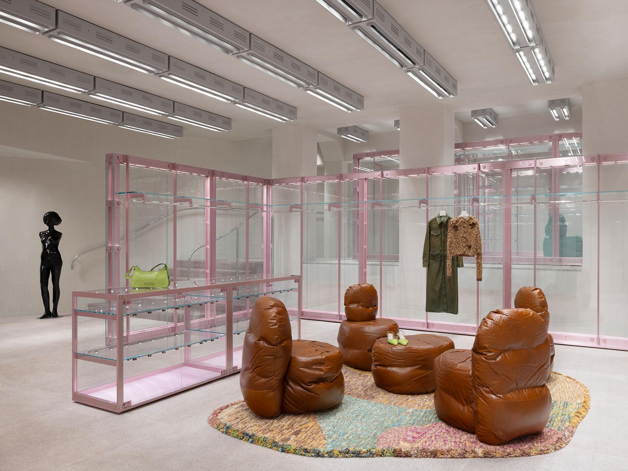 Interior design by Halleroed for Acne Studios in Rue Froissart, Paris — image 3 of 6