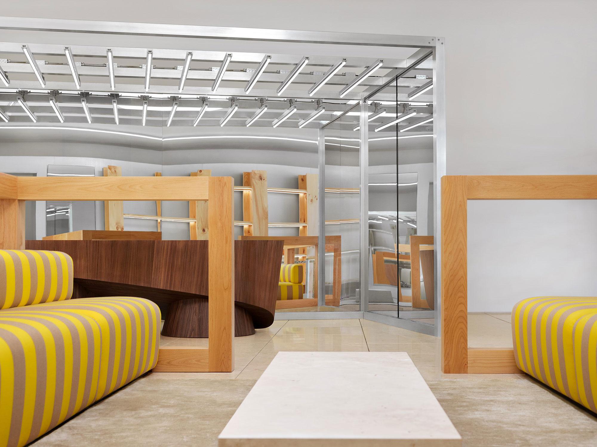 Interior design by Halleroed for Byredo in 8920 Melrose Avenue, Los Angeles — image 2 of 5