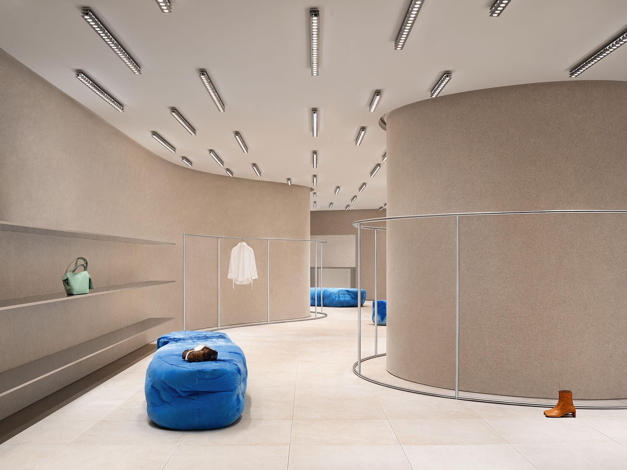 Interior design by Halleroed for Acne Studios in IAPM, Shanghai — image 2 of 5