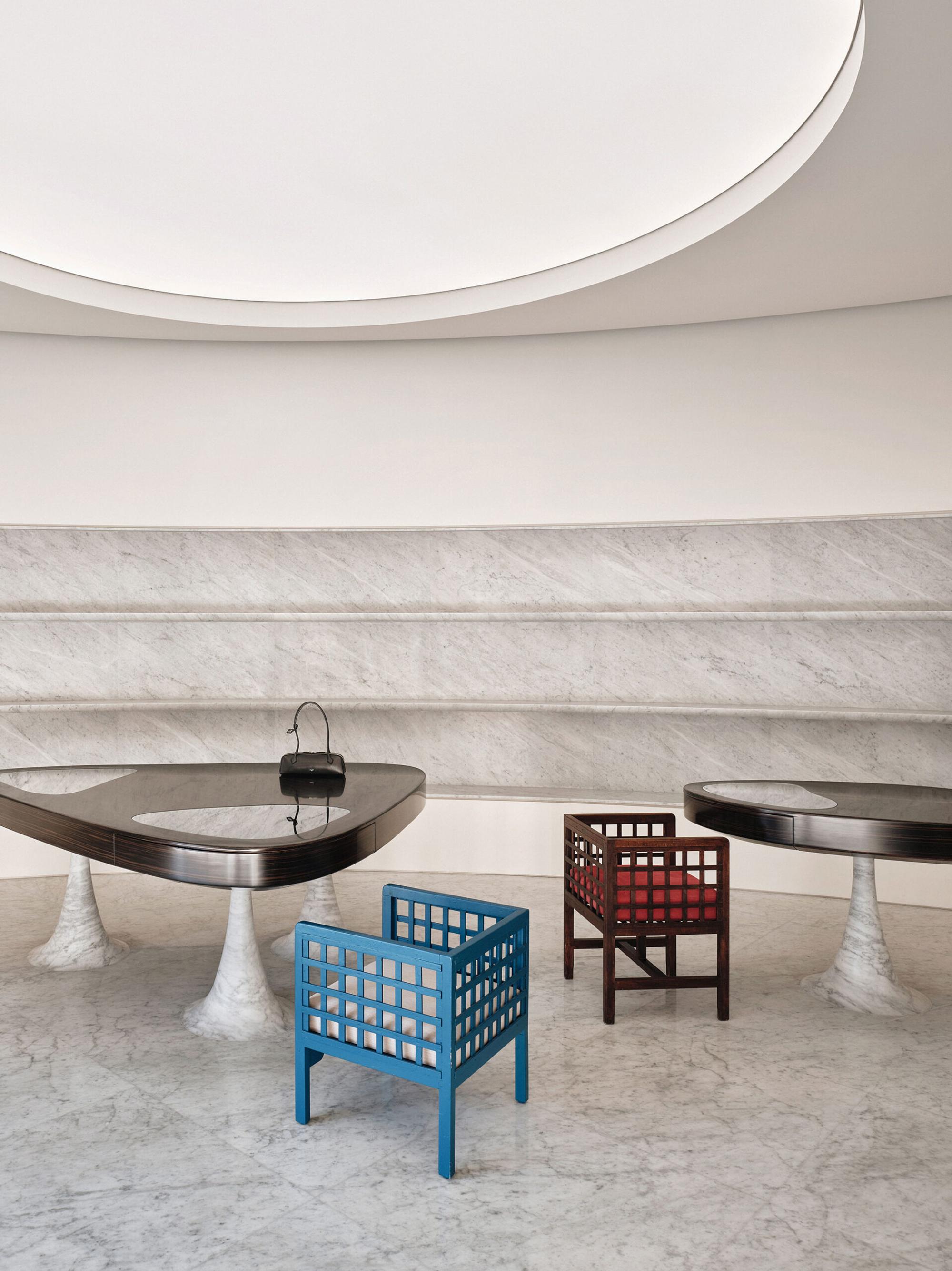 Interior design by Halleroed for Alaia in Sanlitun, Beijing — image 4 of 11