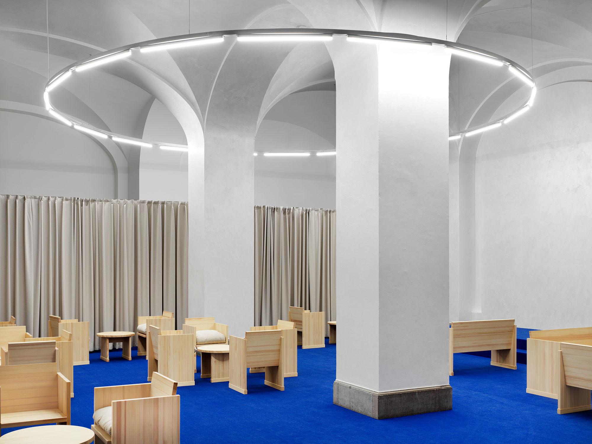 Interior design by Halleroed for Nordic Museum in Djurgårdsvägen 6-16, Stockholm — image 3 of 4