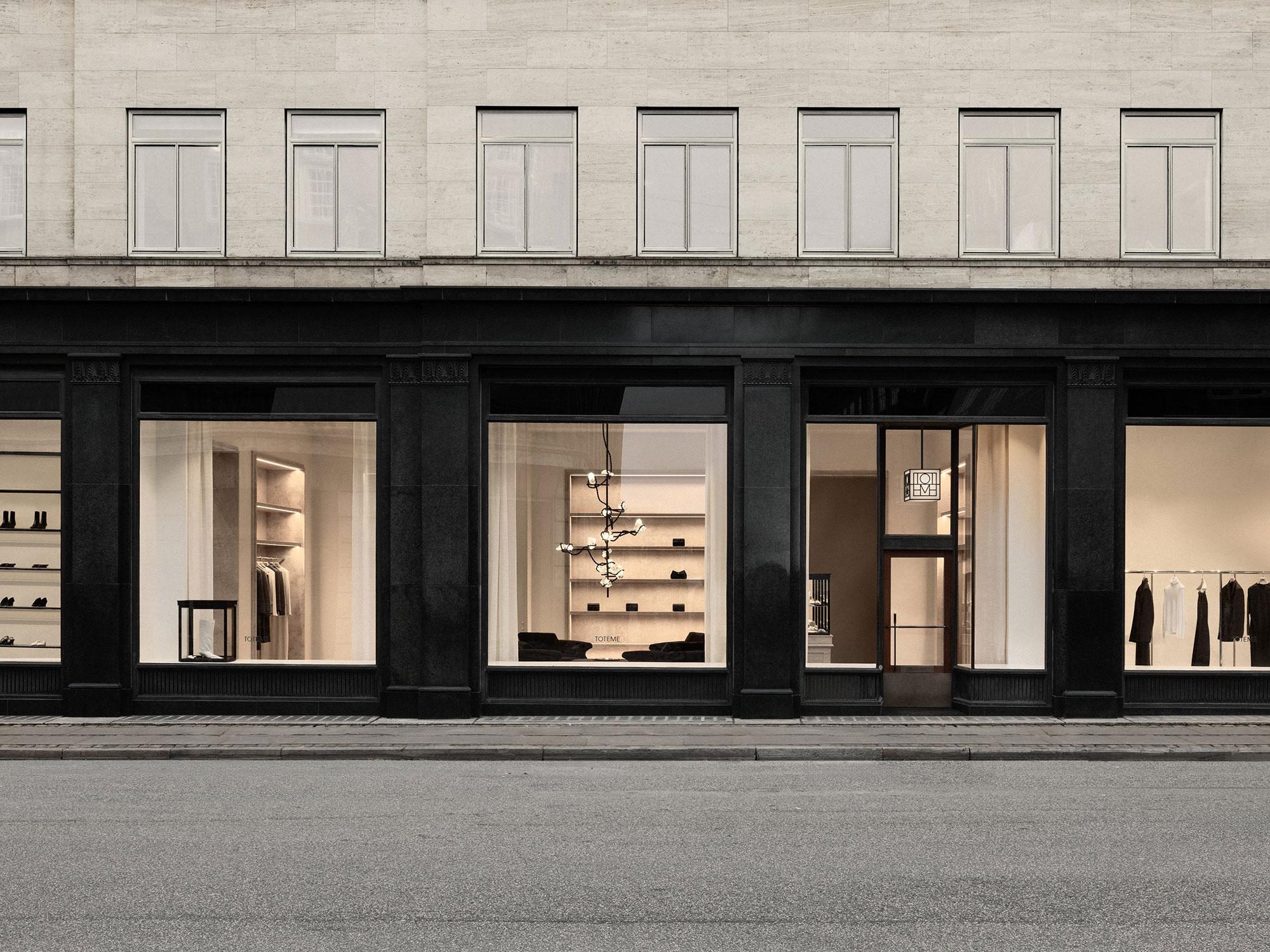 Interior design by Halleroed for Toteme in Vognmagergade 7, Copenhagen — image 1 of 15