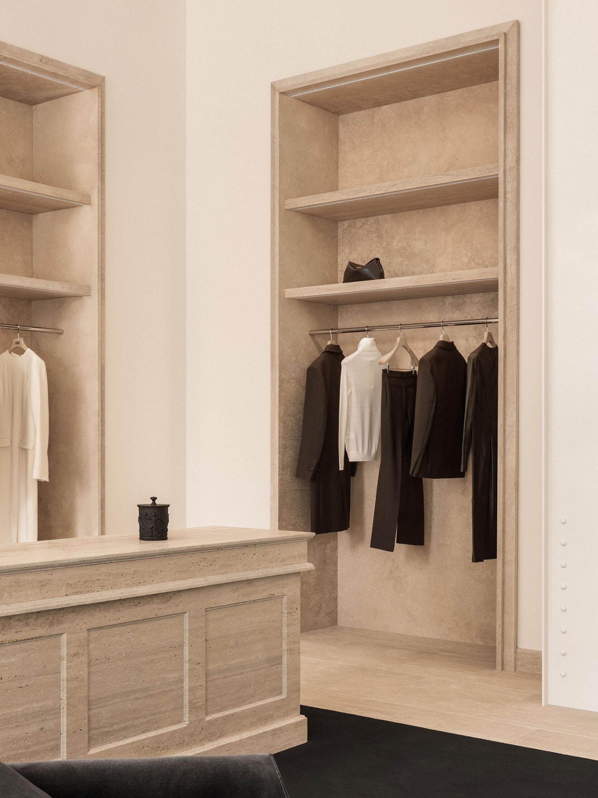 Interior design by Halleroed for Toteme in Vognmagergade 7, Copenhagen — image 13 of 15