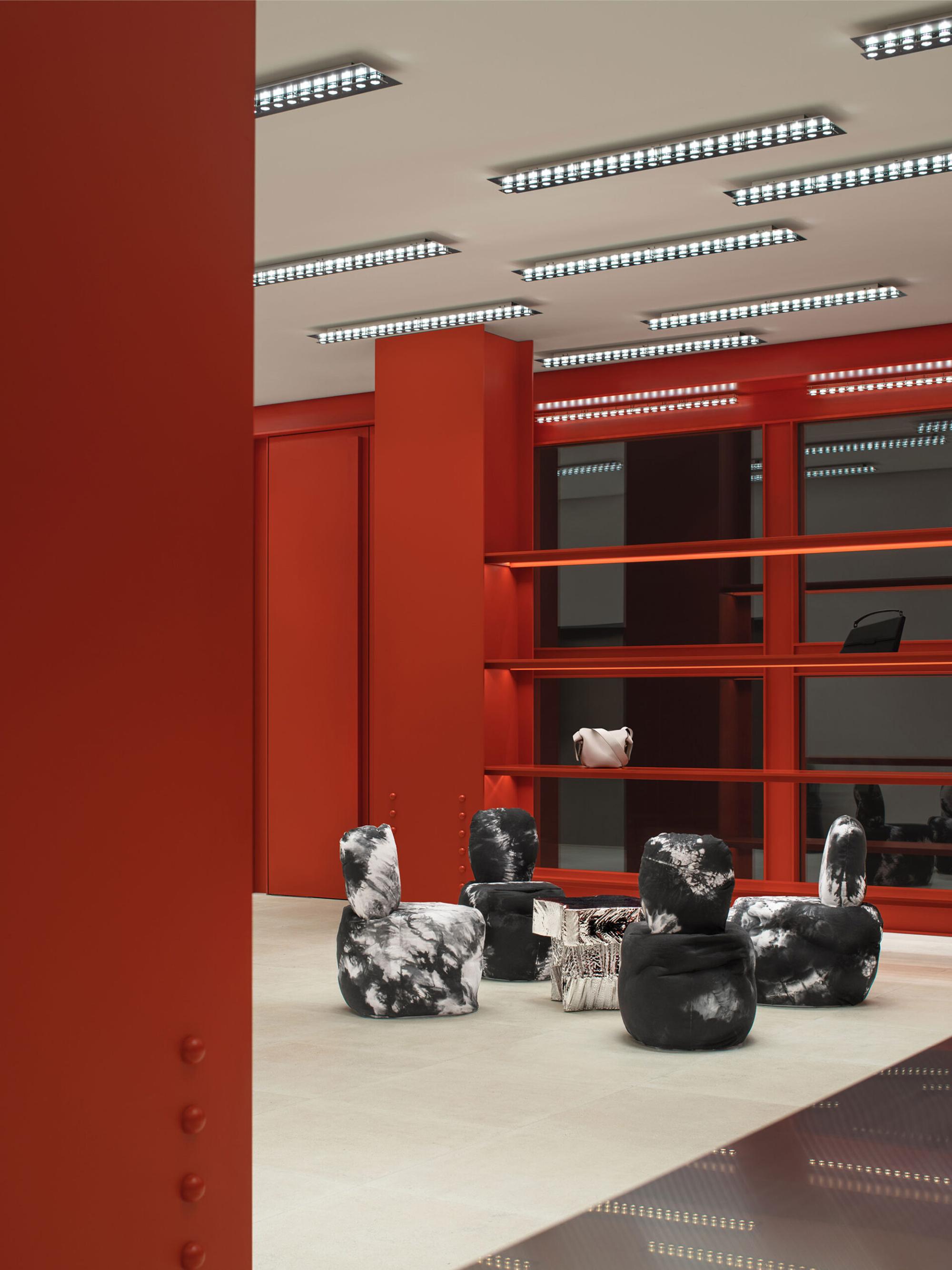 Interior design by Halleroed for Acne Studios in Taikoo Li, Chengdu — image 4 of 6