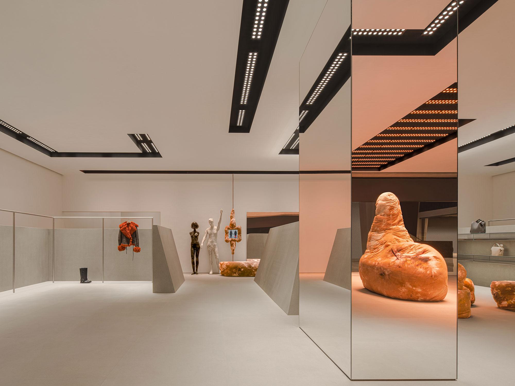 Interior design by Halleroed for Acne Studios in Gaoxin District, Chengdu — image 4 of 7