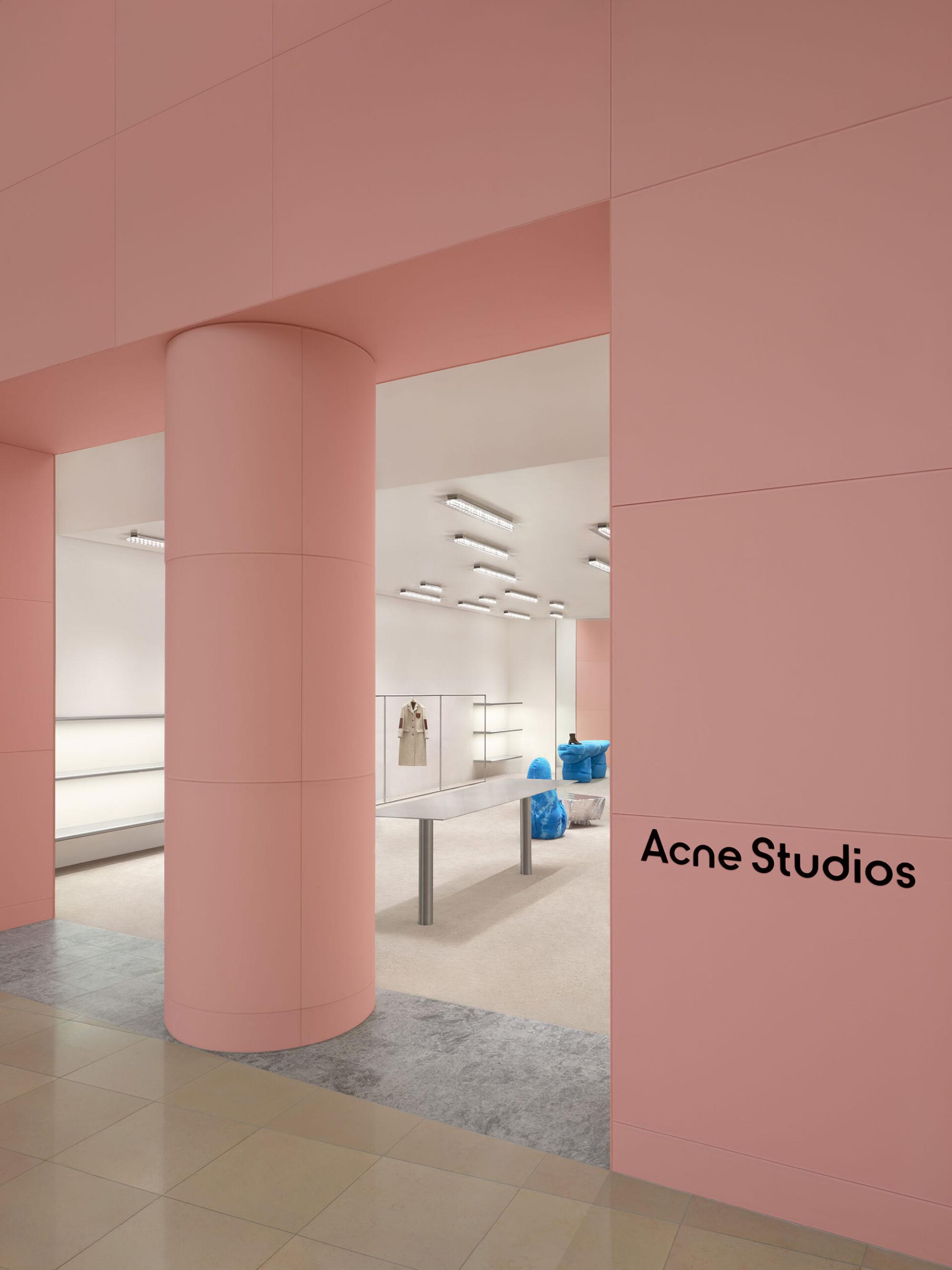 Interior design by Halleroed for Acne Studios in Chadstone, Melbourne — image 1 of 4