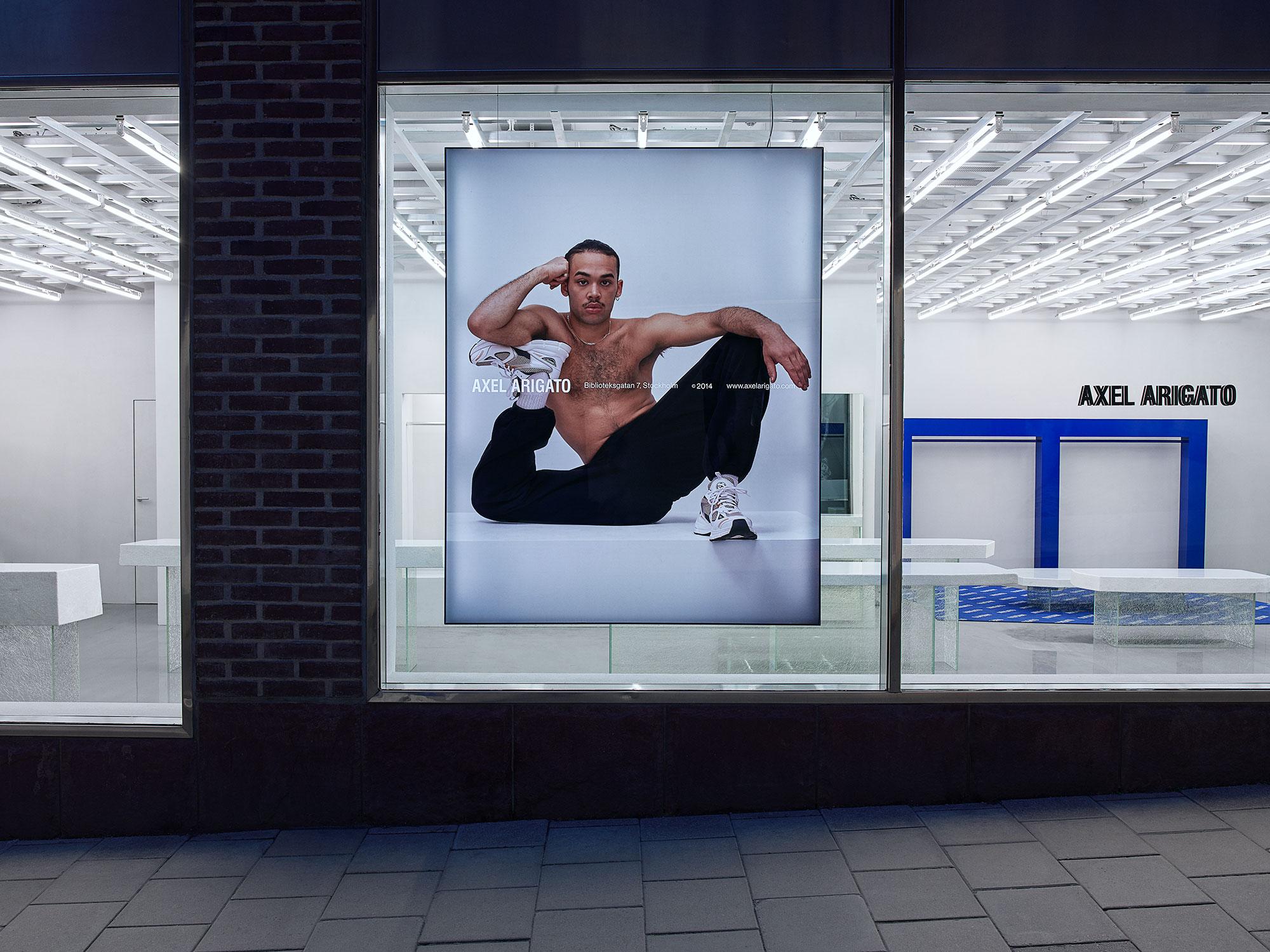 Interior design by Halleroed for Axel Arigato in Biblioteksgatan 7, Stockholm — image 2 of 7