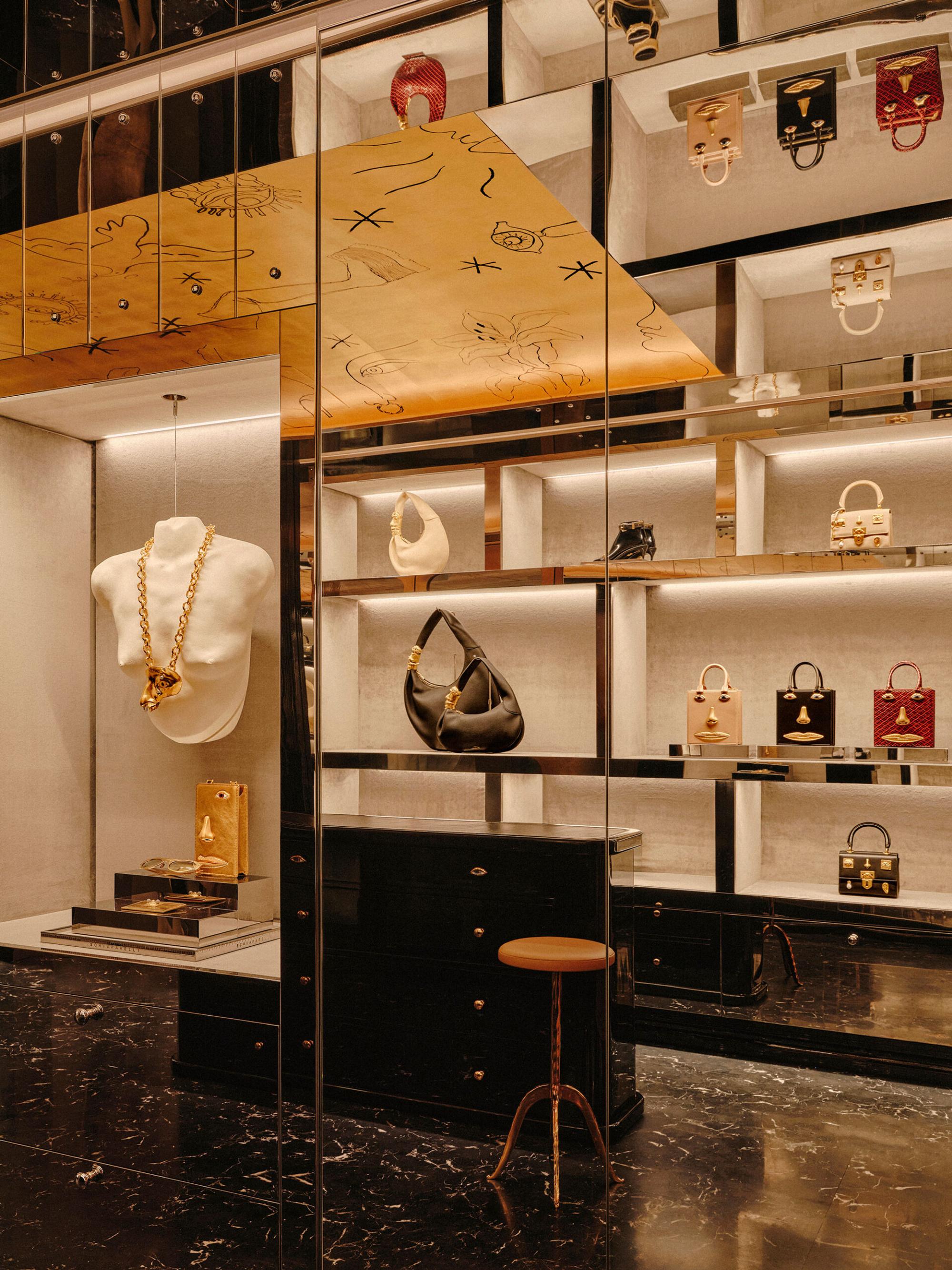 Interior design by Halleroed for Schiaparelli in Landmark, Hong Kong — image 5 of 11