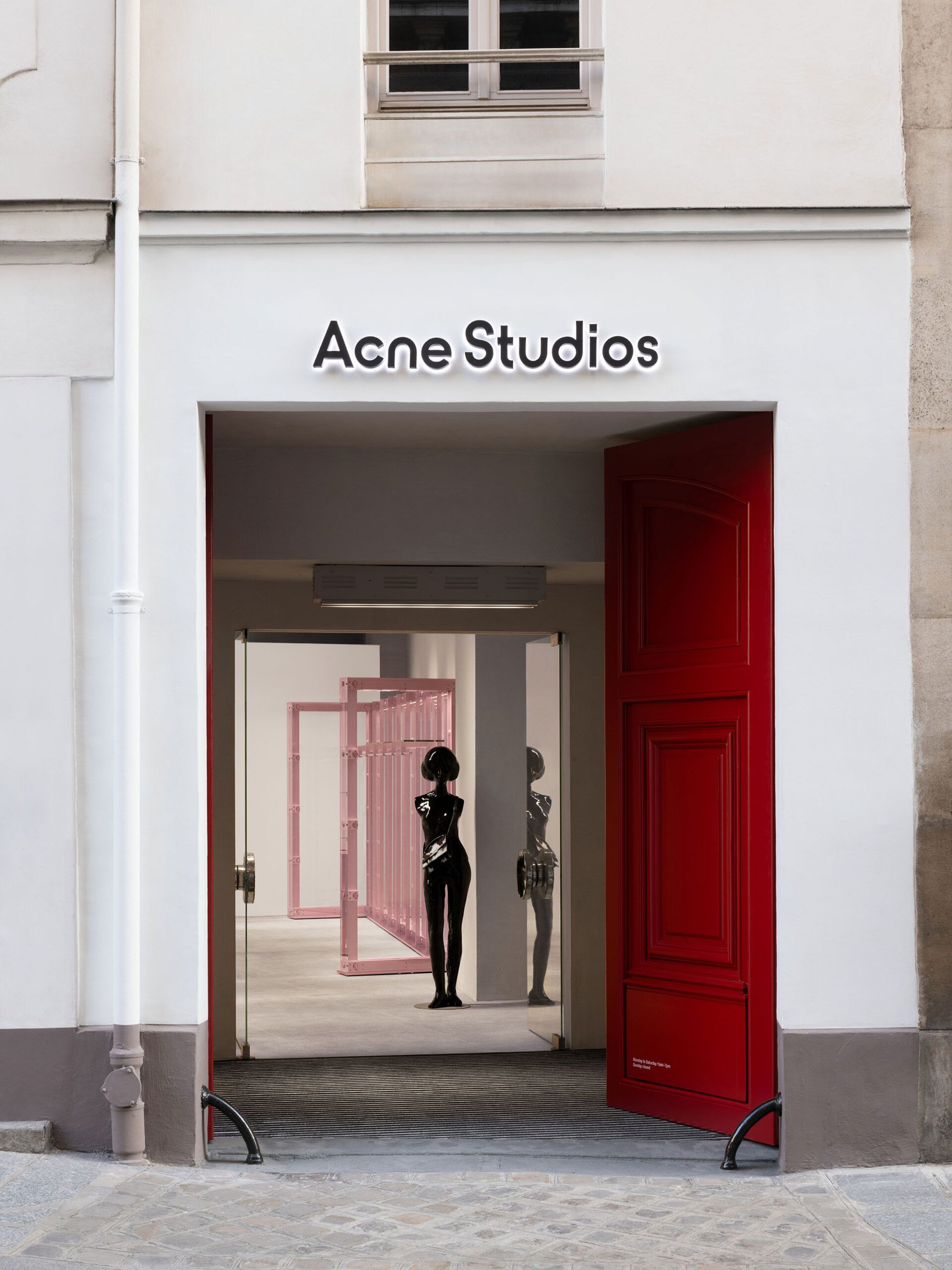 Acne Studios, Rue Froissart, Paris, — Halleroed
