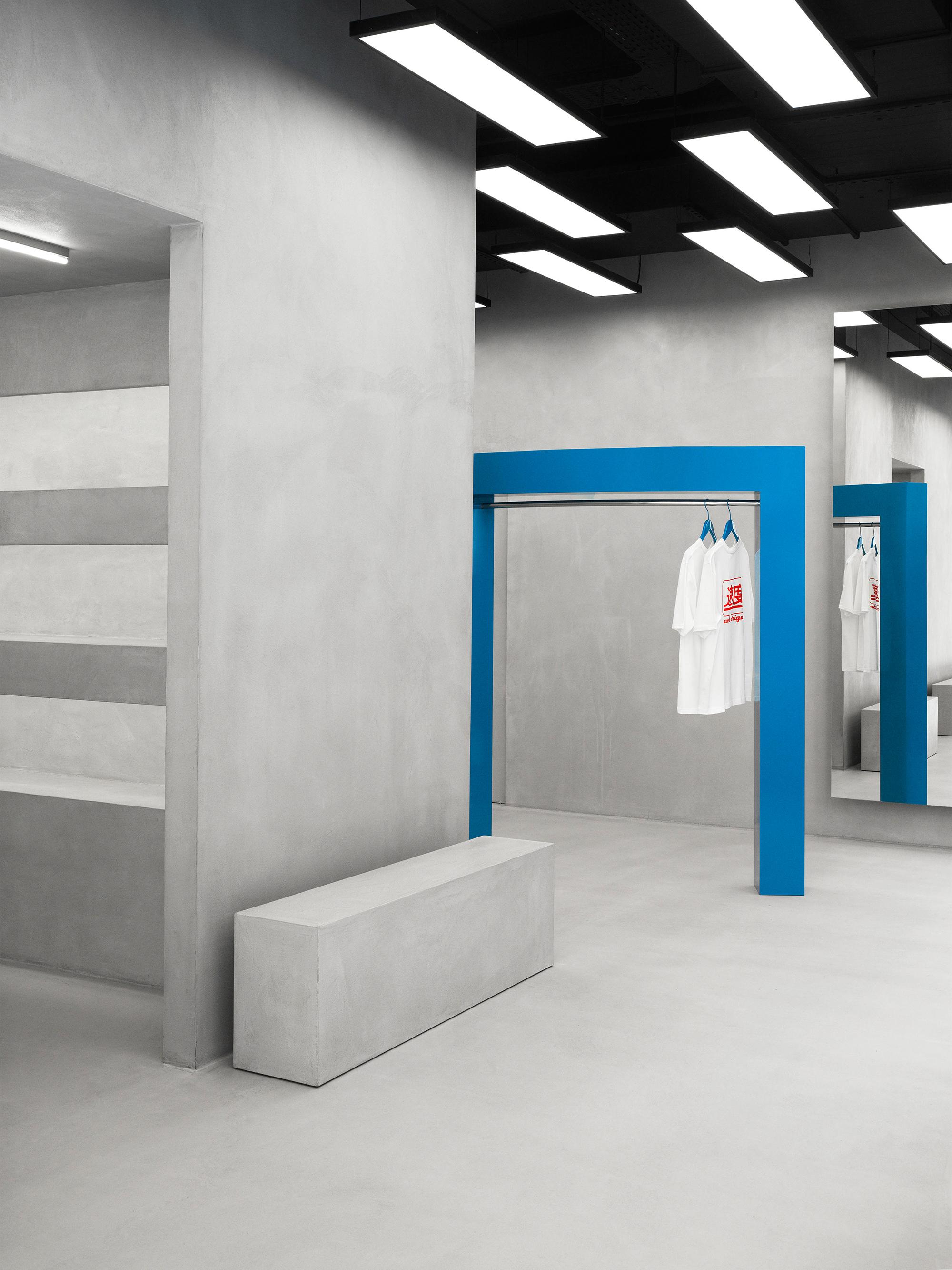 Interior design by Halleroed for Axel Arigato in Pilestræde 16, Copenhagen — image 15 of 16