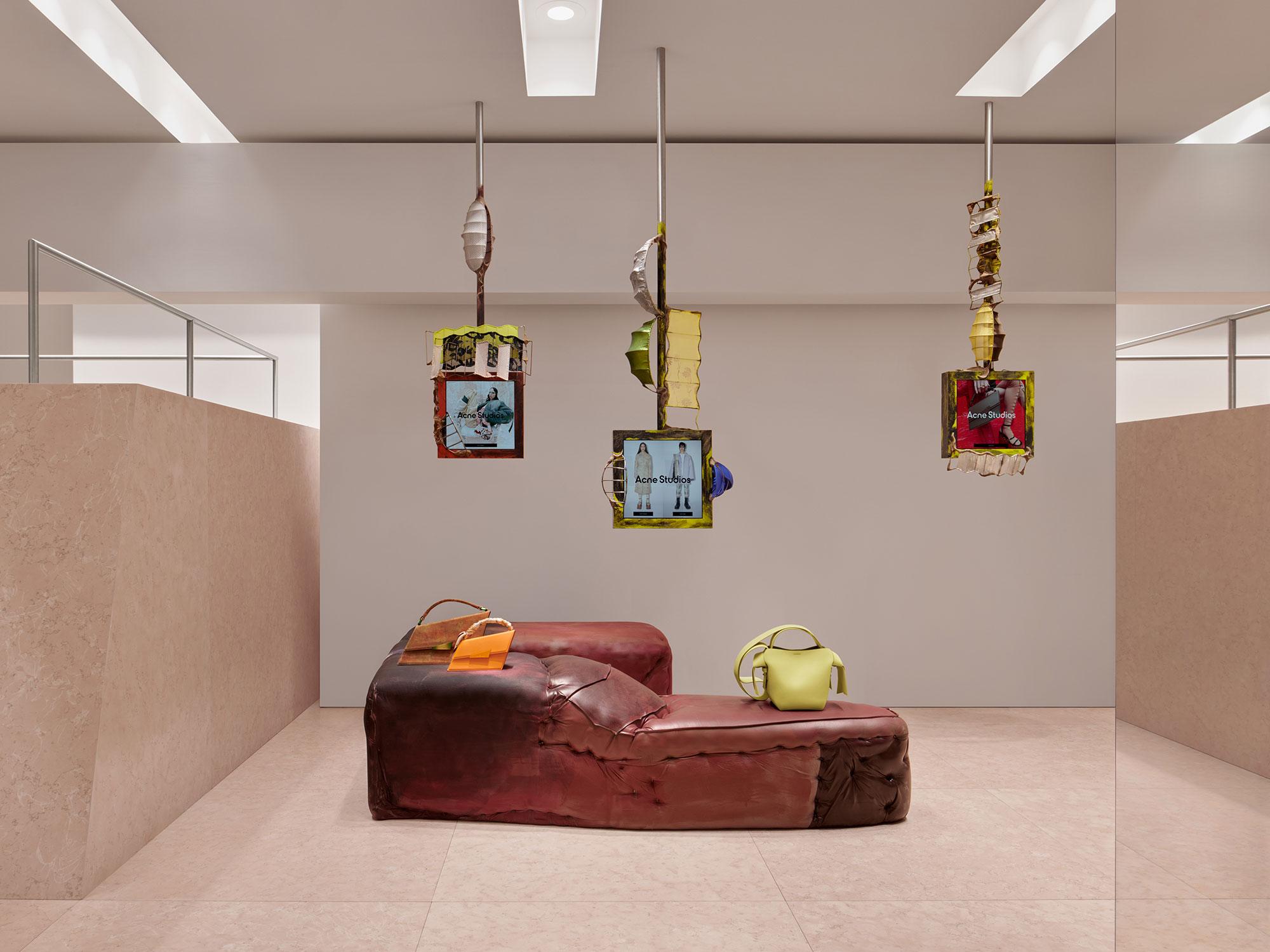 Interior design by Halleroed for Acne Studios in Nytorgsgatan 36, Stockholm — image 3 of 5