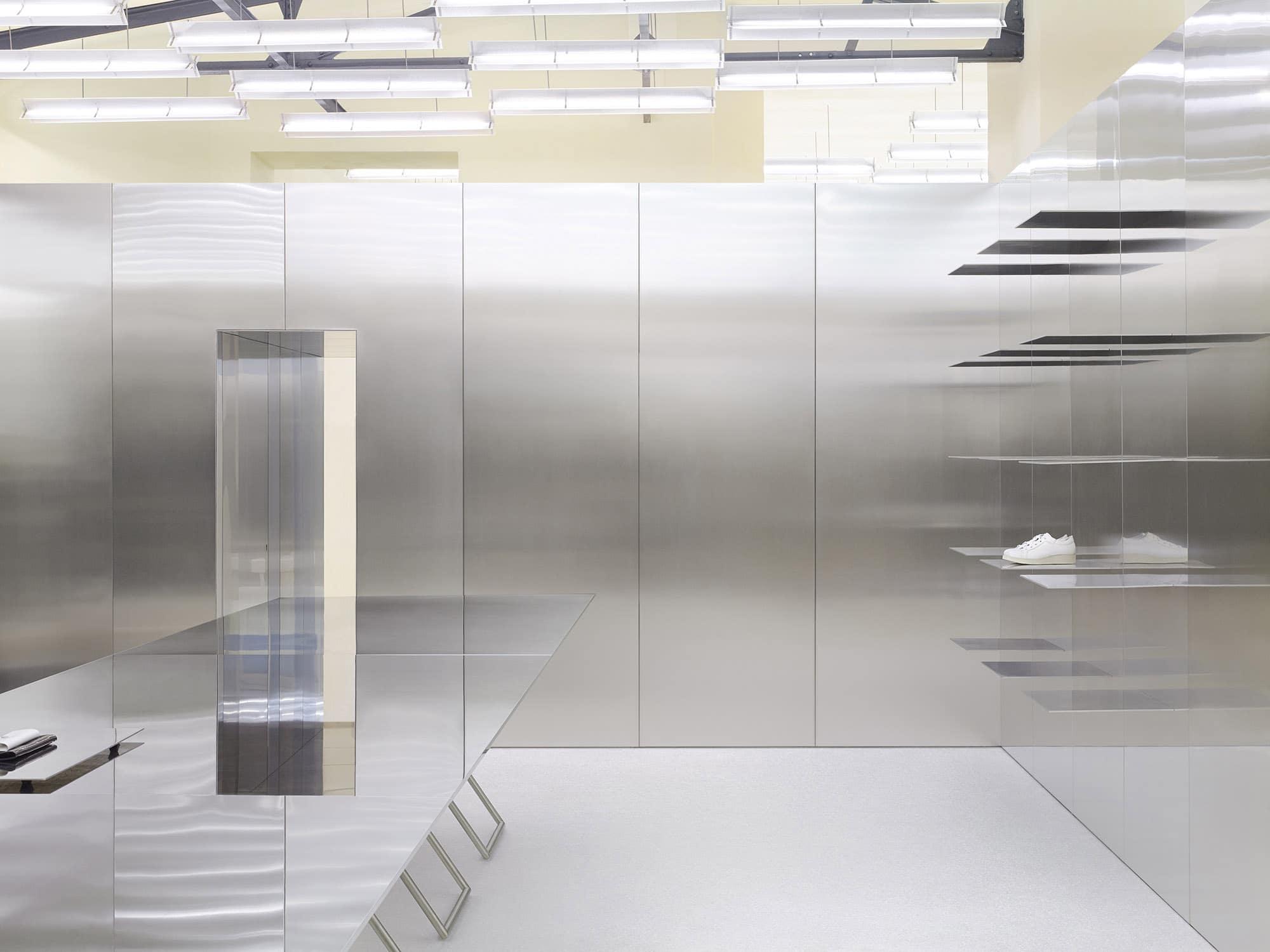 Interior design by Halleroed for Acne Studios in Potsdamer Straße, Berlin — image 5 of 8