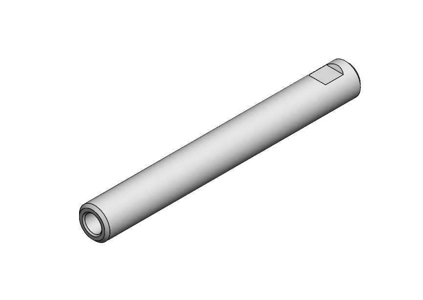 516FA9110 - Axe support guide Ø12x100 - taraudé M8