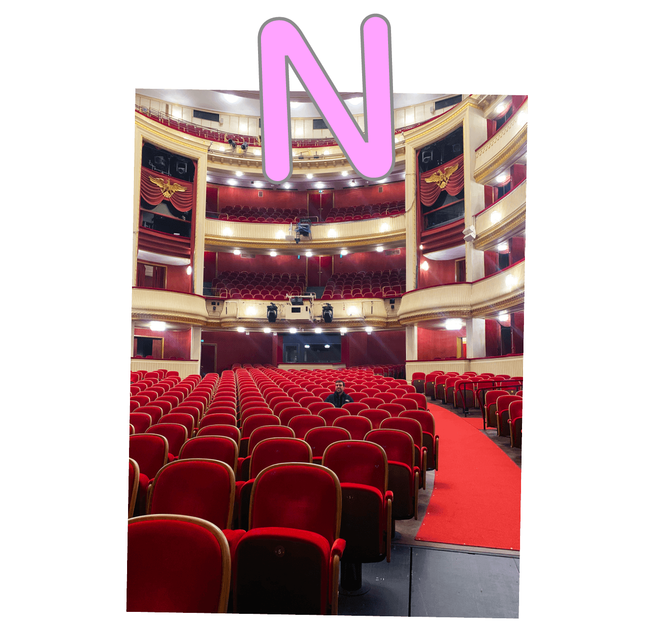 alone in a theatre