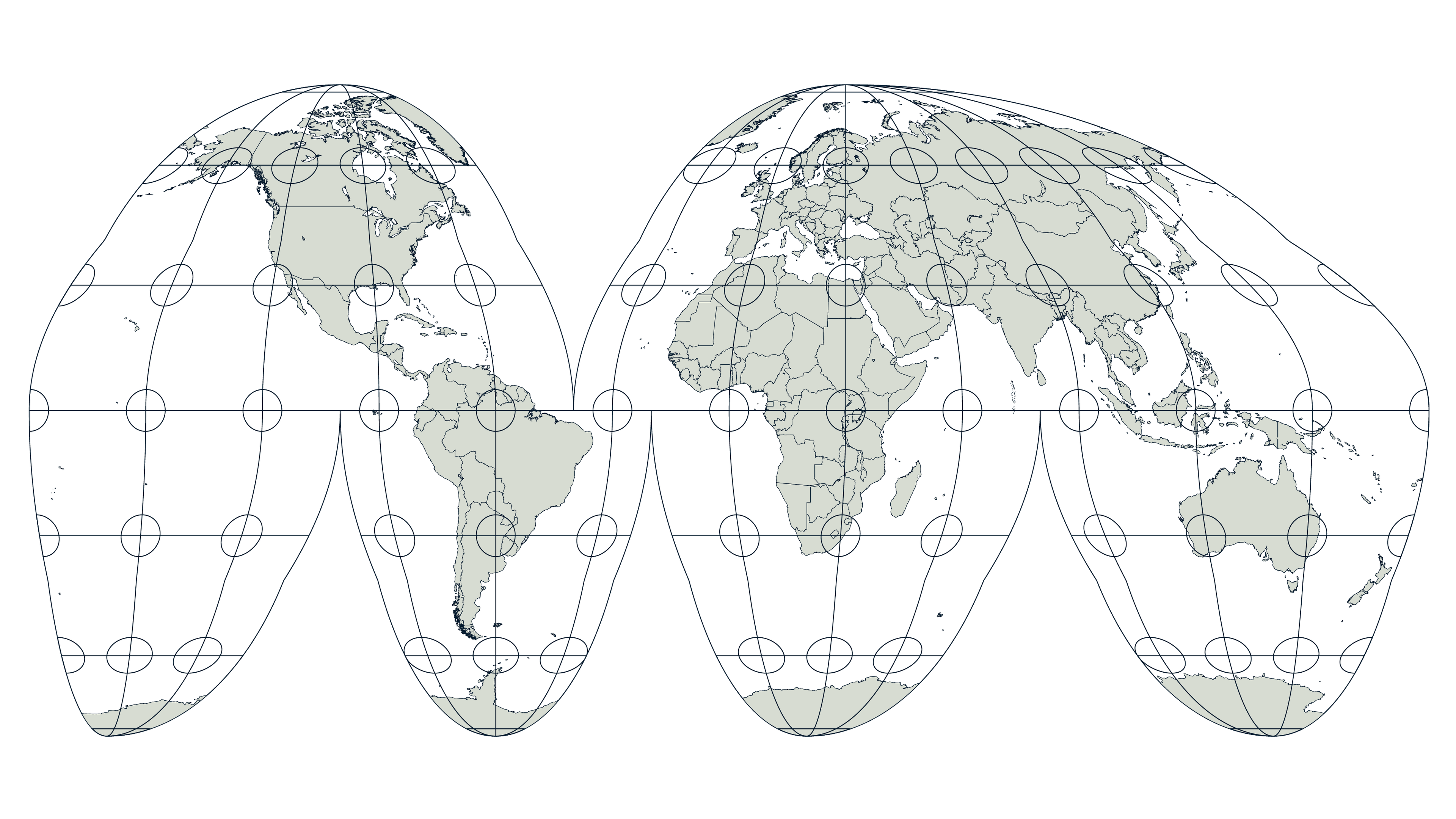map of the world with timezones