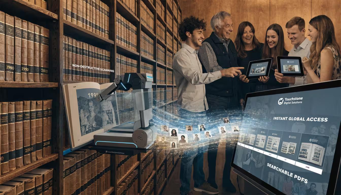From Shelf to Screen: Professional Yearbook Scanning and Digitization Services