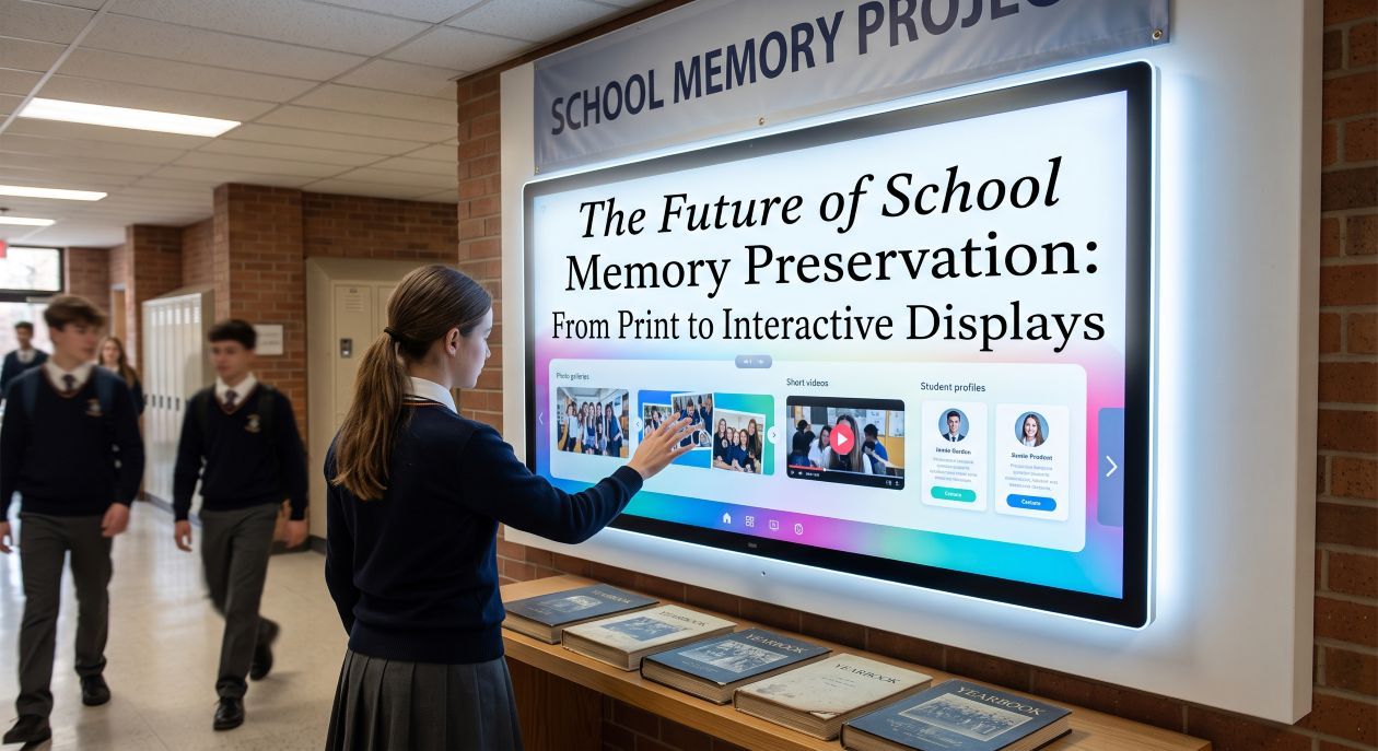 The Future of School Memory Preservation: From Print to Interactive Displays
