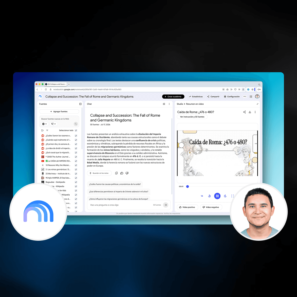 De Investigación a Video Corto en Minutos con Gemini Notebook