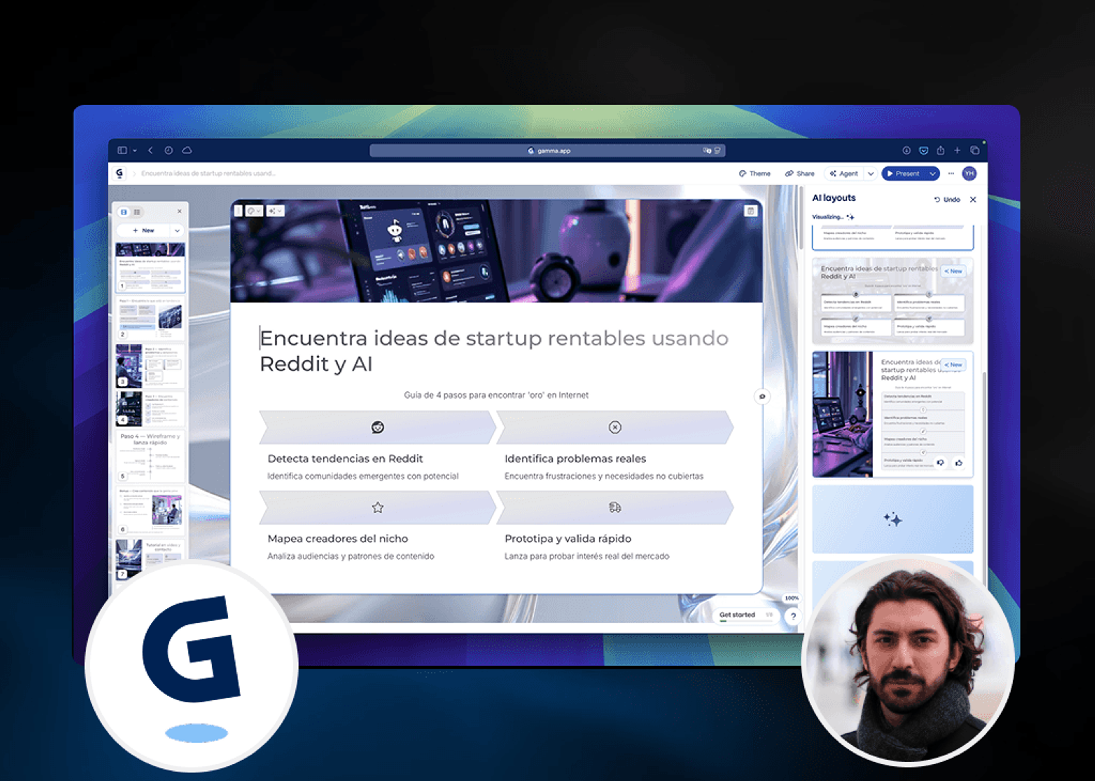 Transforma tus Documentos en Presentaciones Impactantes con Gamma