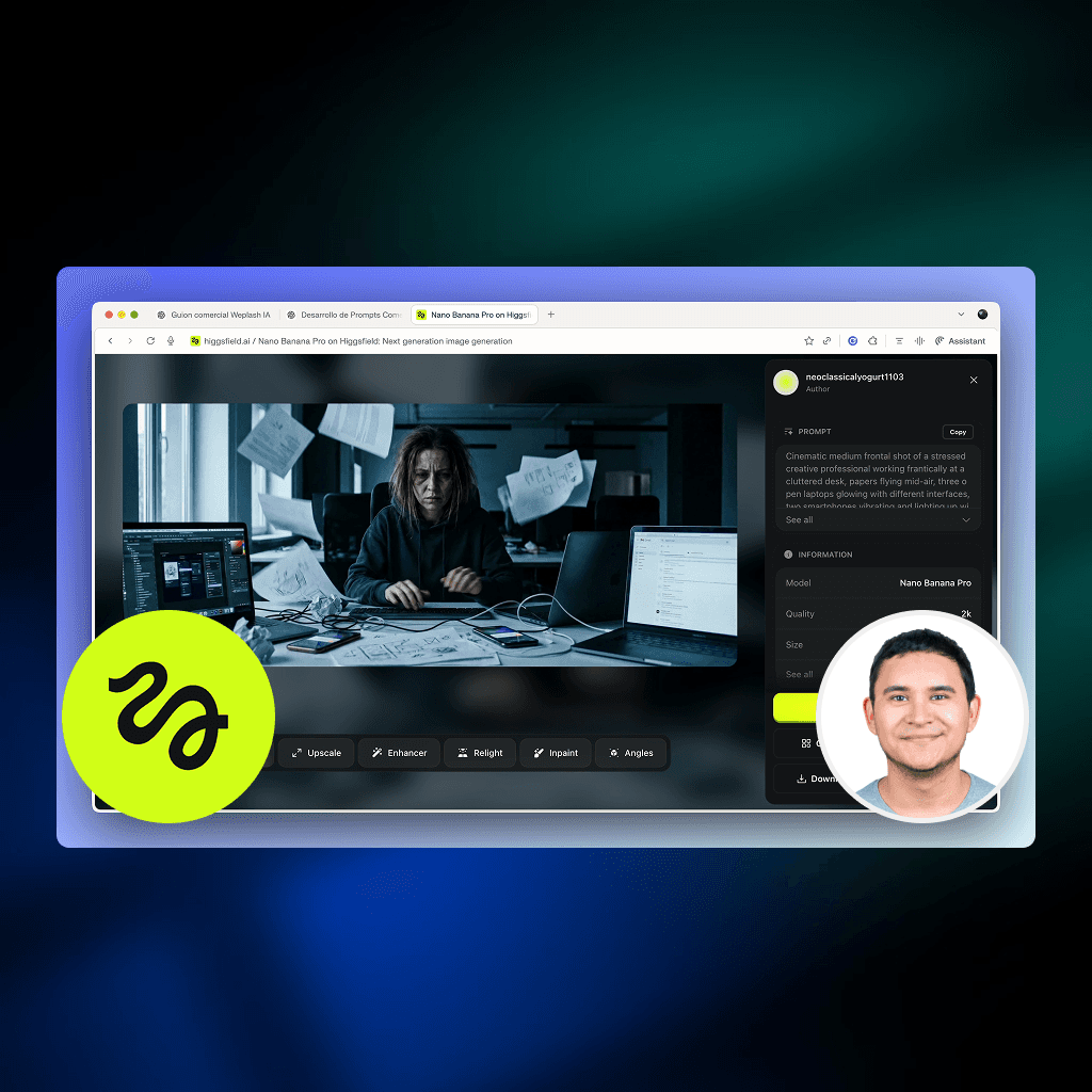  Produce Comerciales de TV con Higgsfield