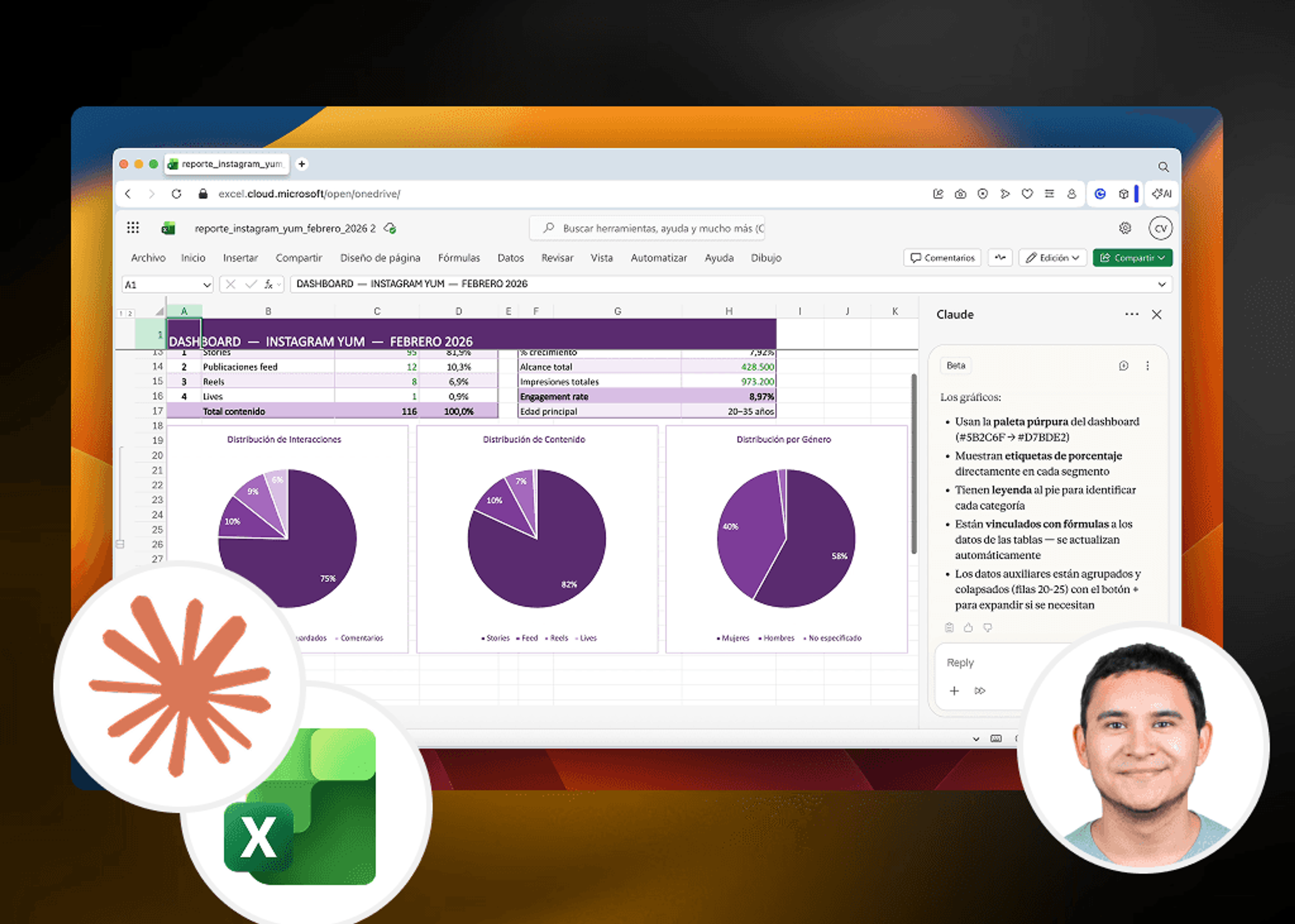Automatiza Hojas de Cálculo con Claude en Excel