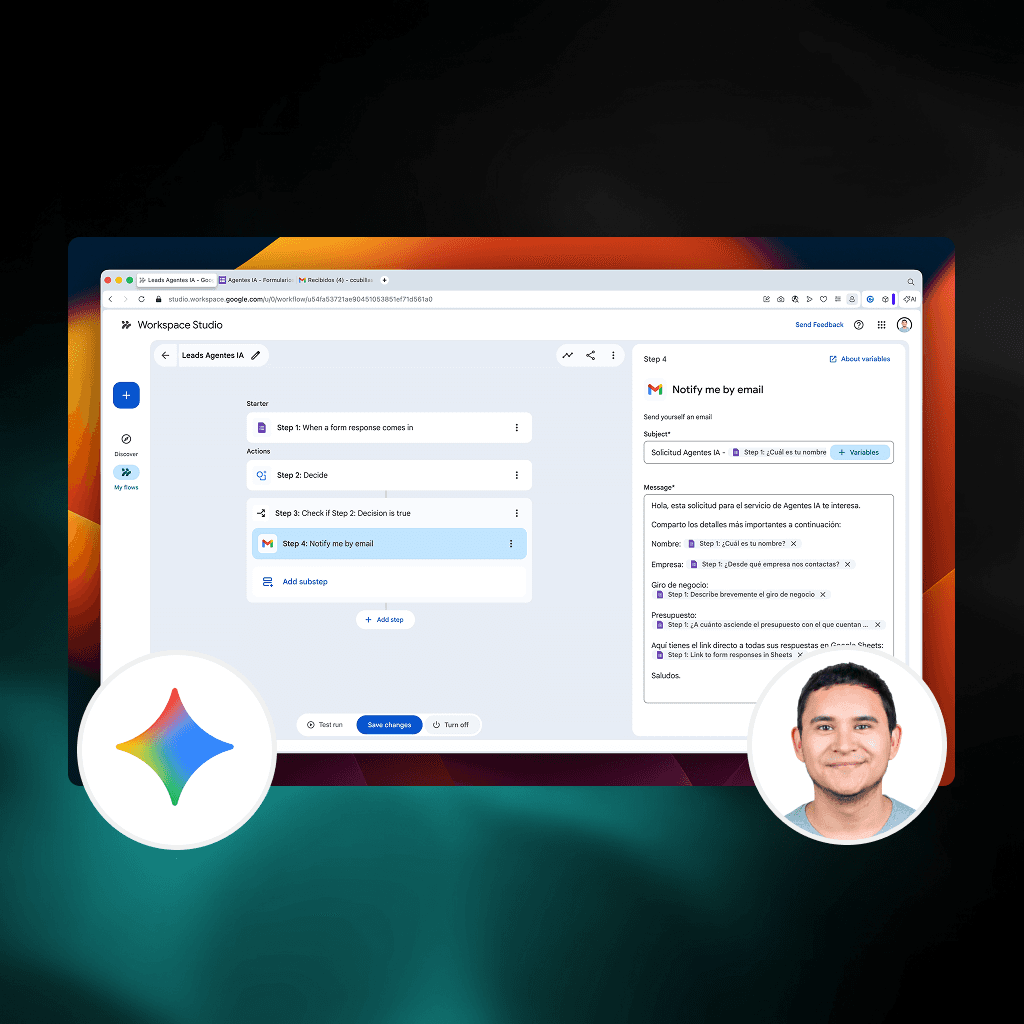 Crea tu Primer Workflow Inteligente con Google Workspace Studio