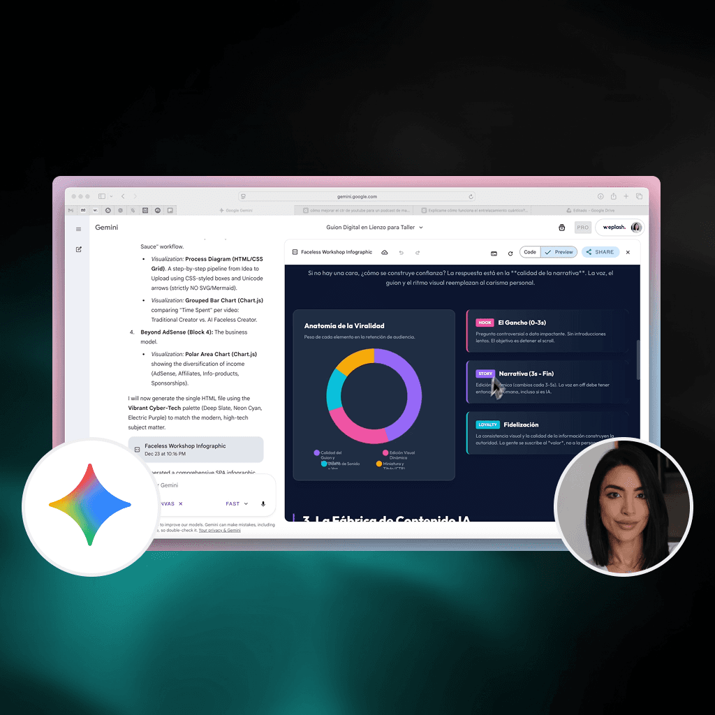 Crea Dashboards Interactivos en Gemini