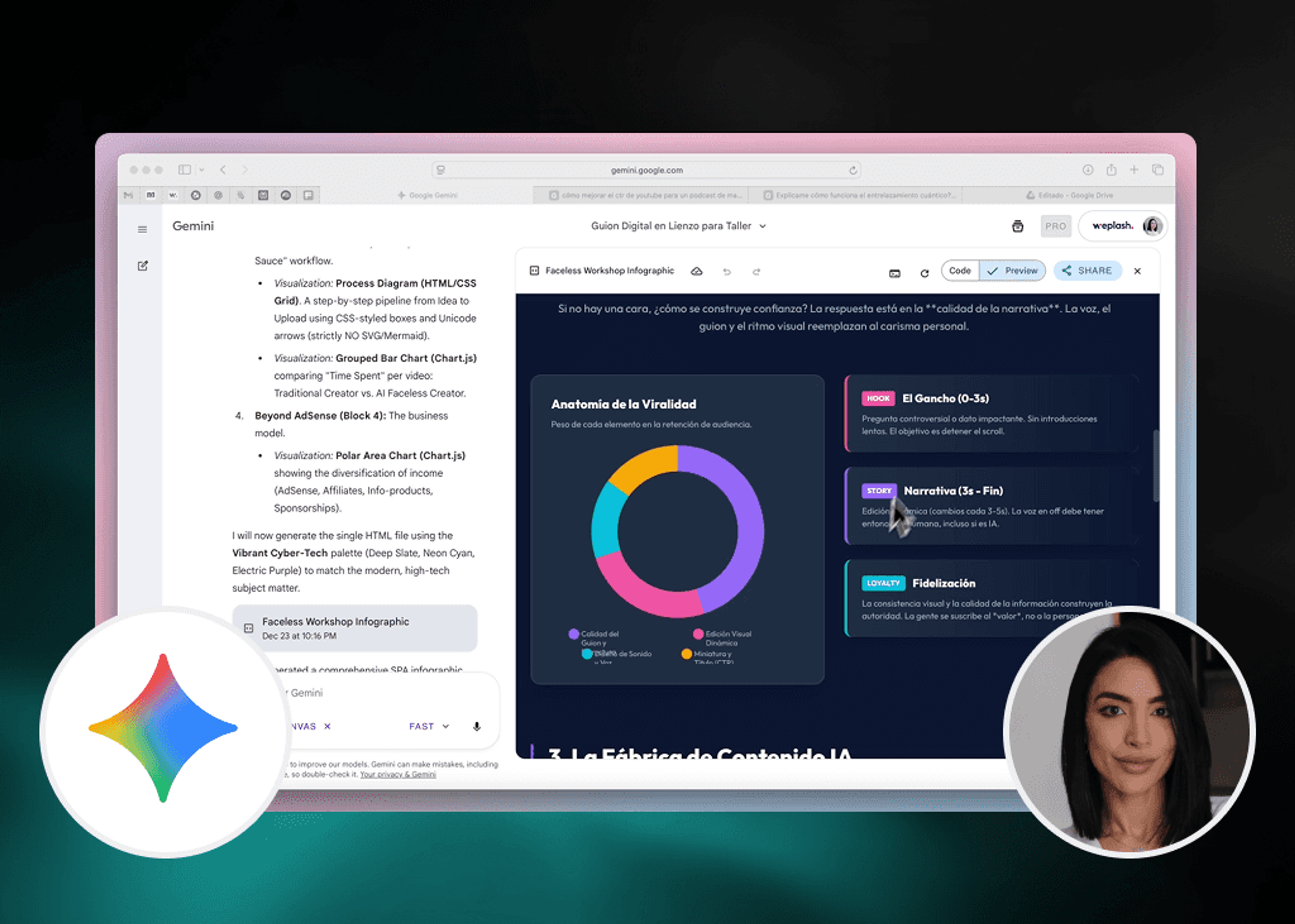 Crea Dashboards Interactivos en Gemini