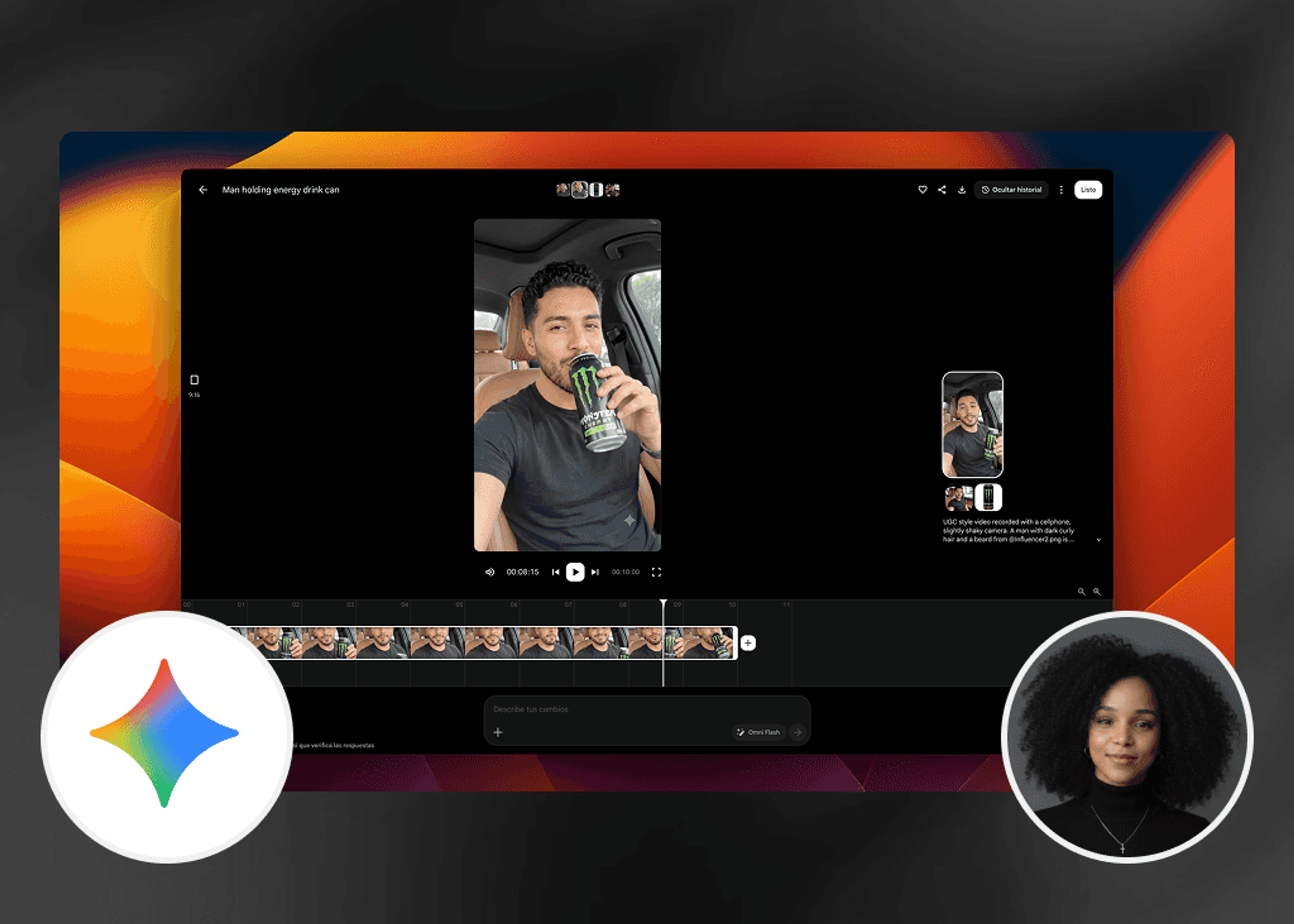 Produce Ads UGC en Minutos con Gemini Omni