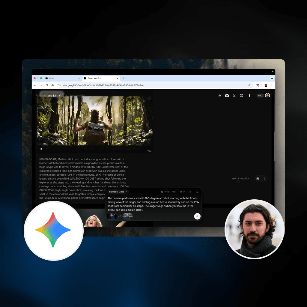 Crea Producciones Completas con Google Veo 3.1